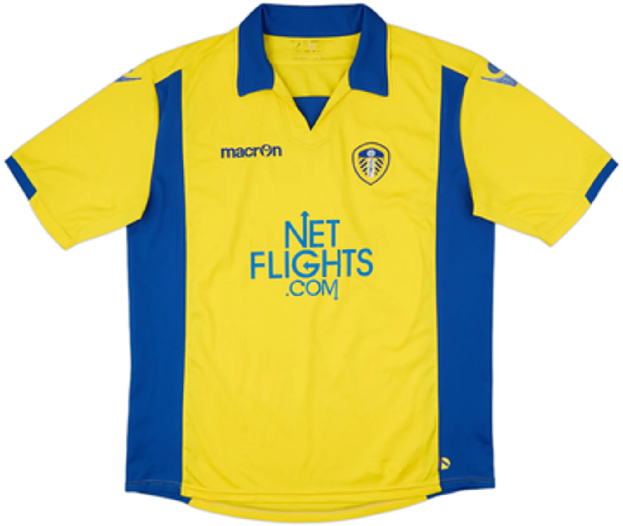 Macron Leeds United Mens SS Away Shirt 2009/10