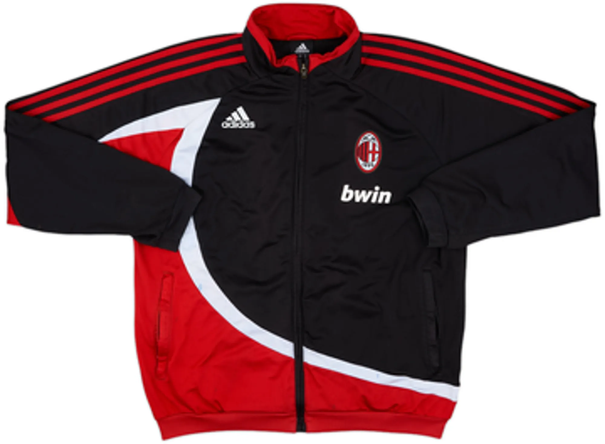 2007-08 AC Milan adidas Track Jacket - 5/10 - (M)
