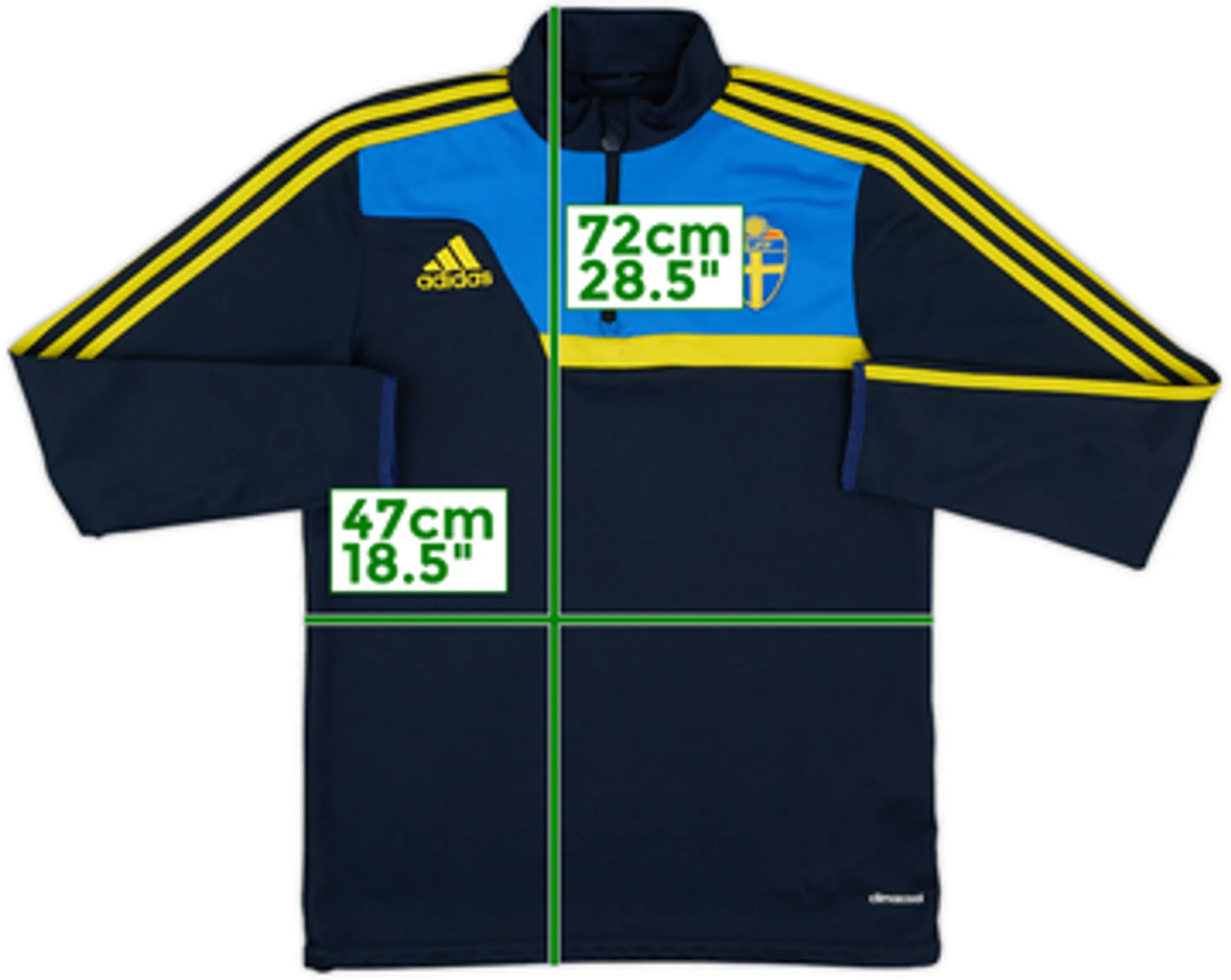 adidas Sweden Mens SS Home Shirt 2013