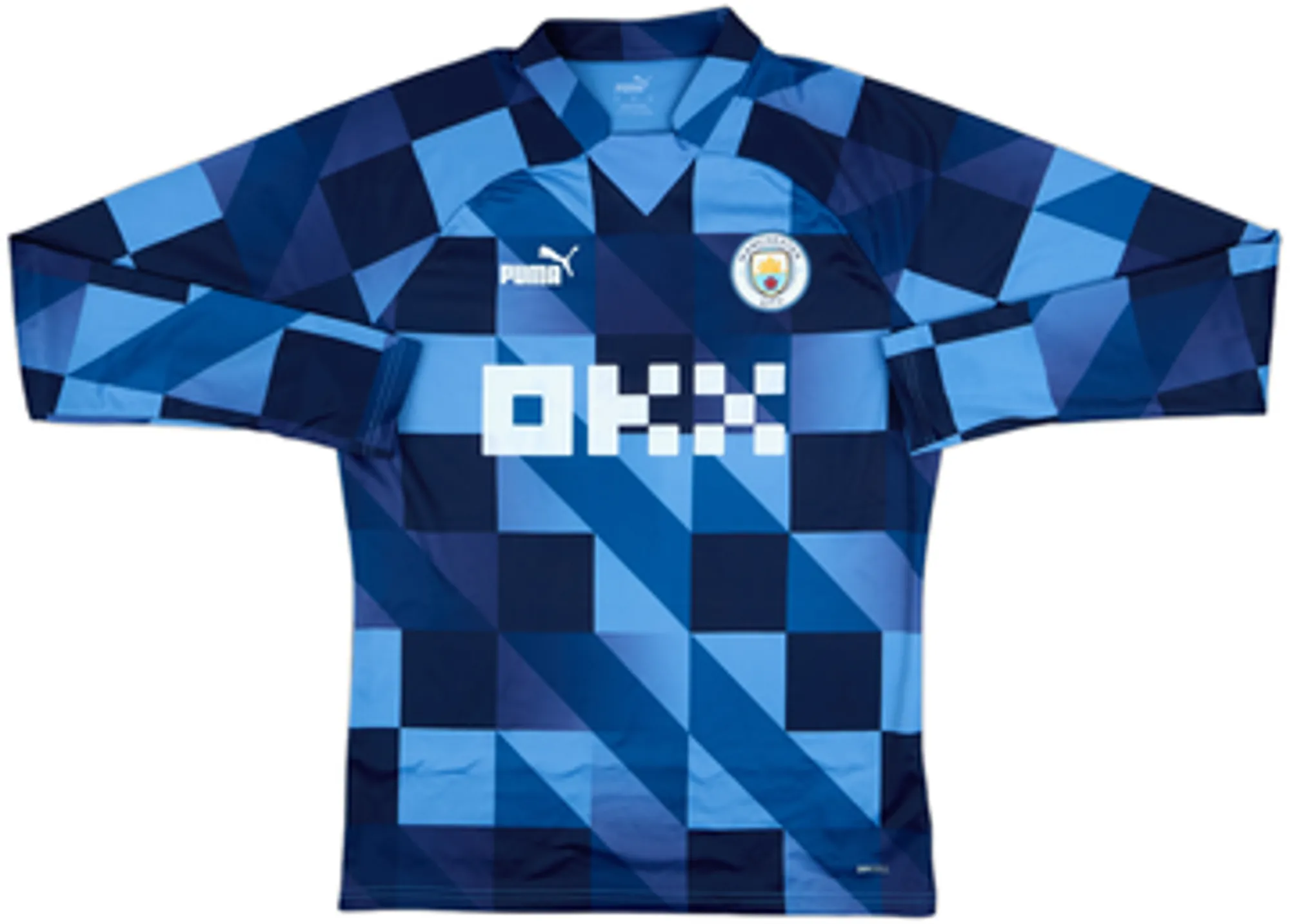2022-23 Manchester City Puma Pre Match Sweat Top - 7/10 - (M)