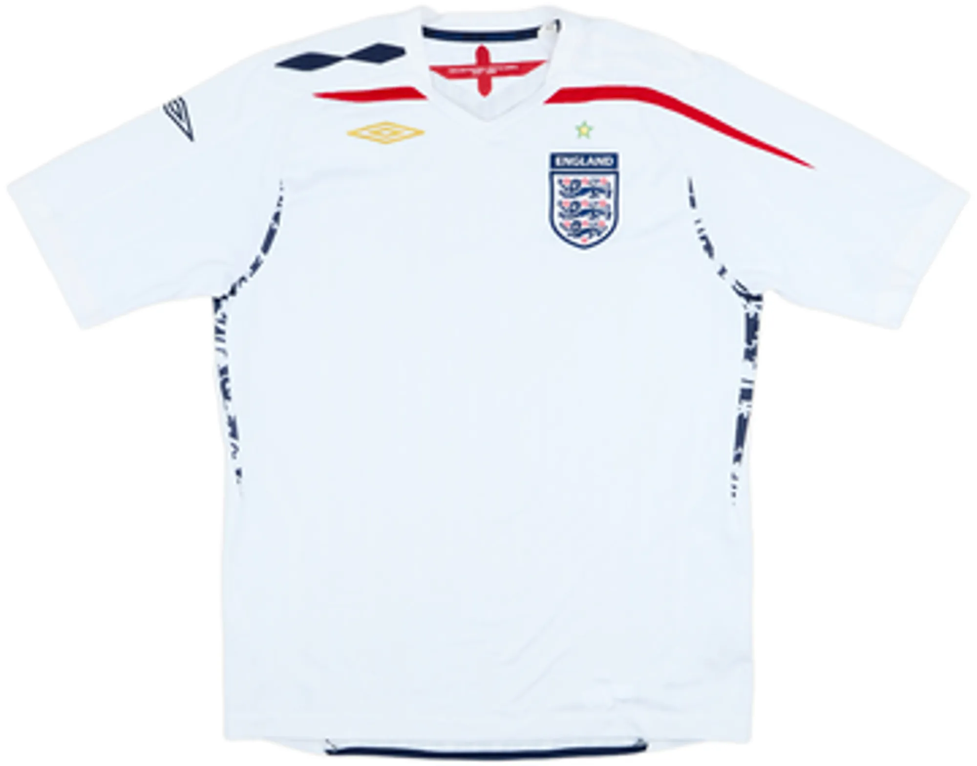 Umbro England Mens SS Home Shirt 2007