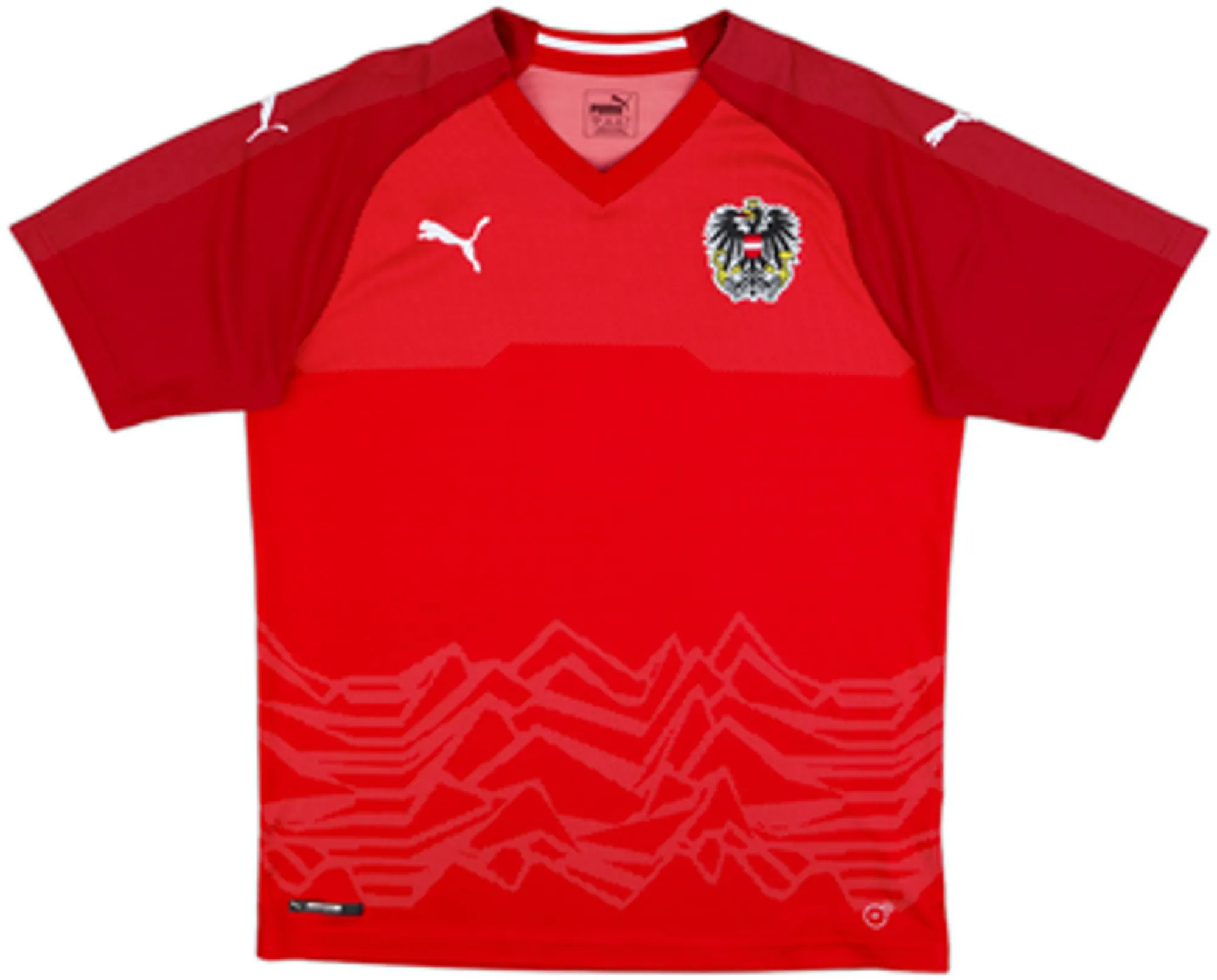 Puma Austria Mens SS Home Shirt 2018