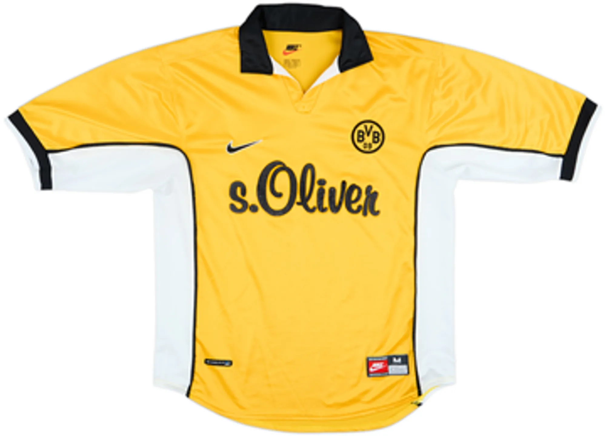 Nike Borussia Dortmund Mens SS Home Shirt 1998/00