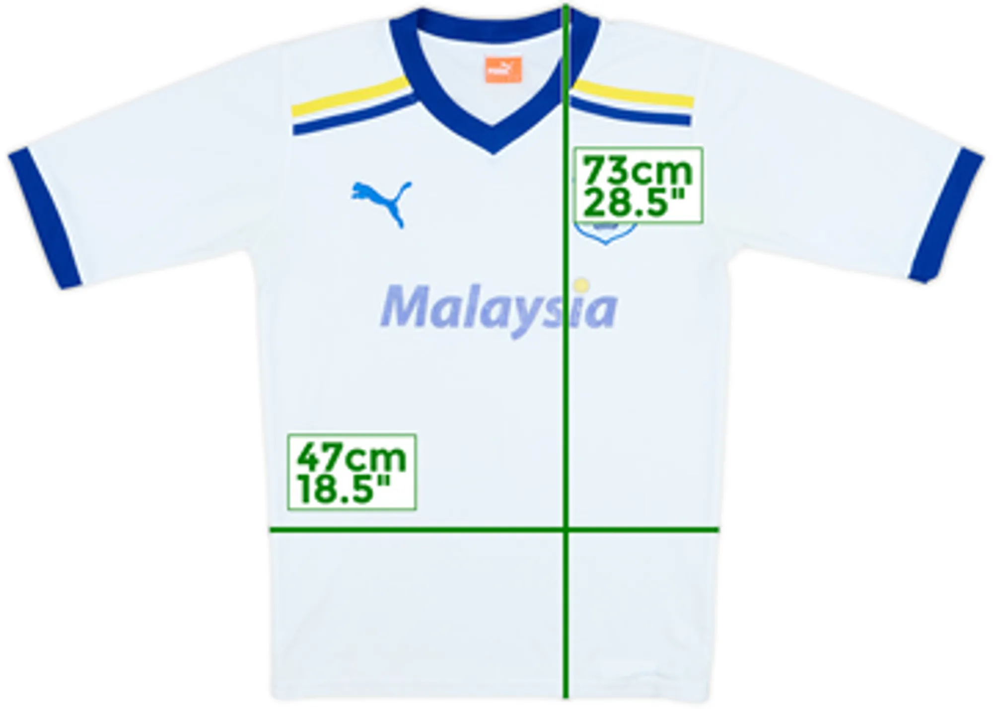 Puma Cardiff City Mens SS Away Shirt 2011/12
