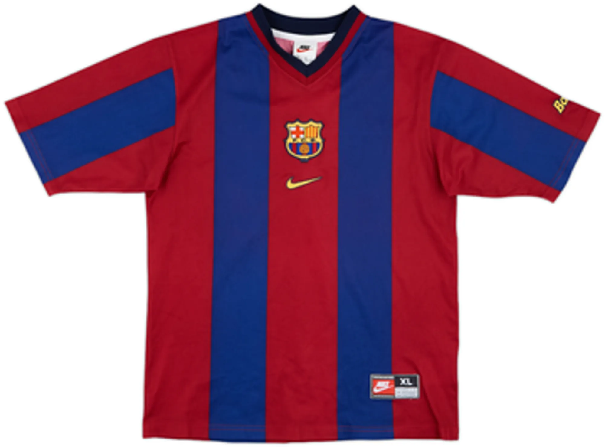 Nike Barcelona Boys SS Home Shirt 1998/00