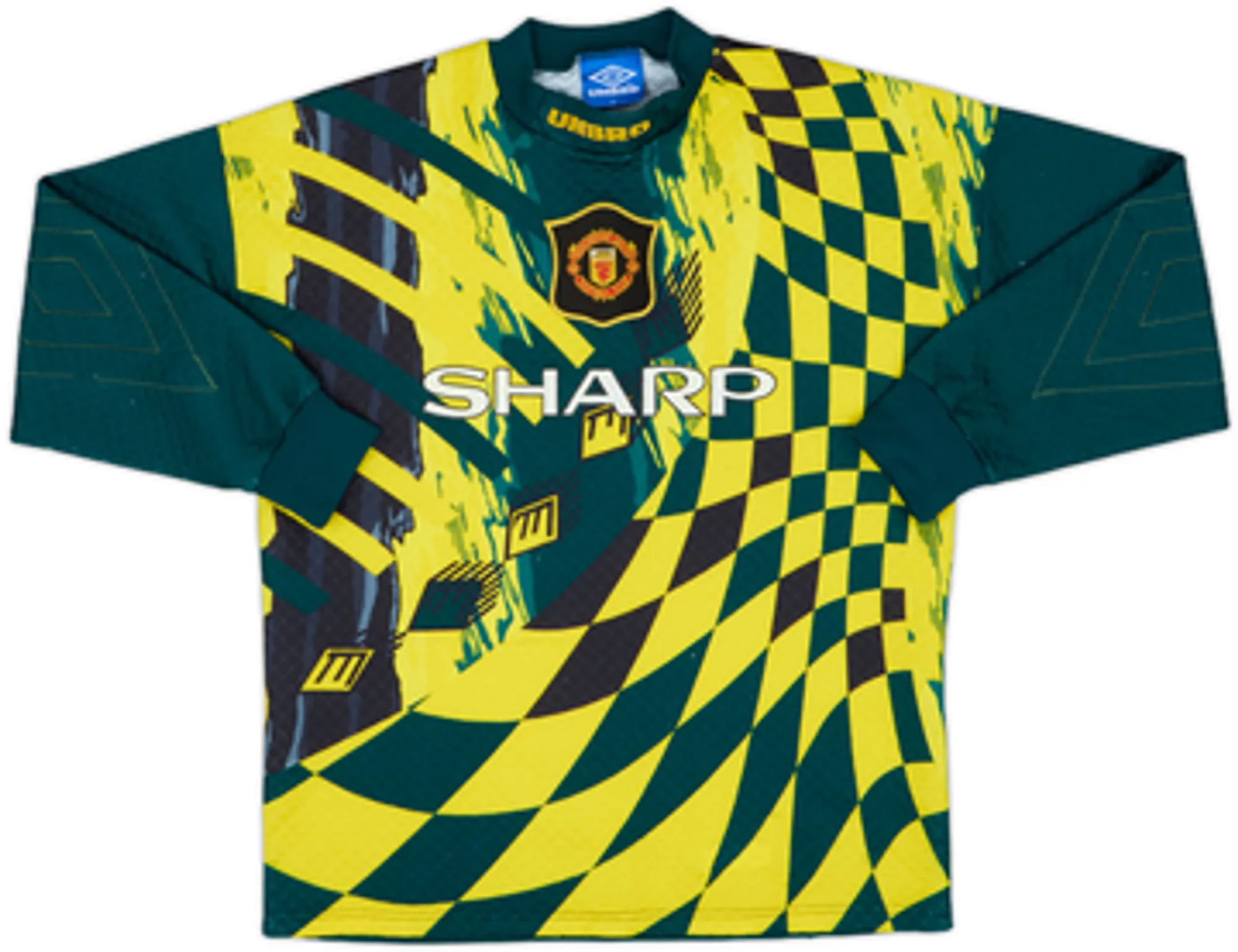 Umbro Manchester United Mens LS Goalkeeper Home Shirt 1994/96