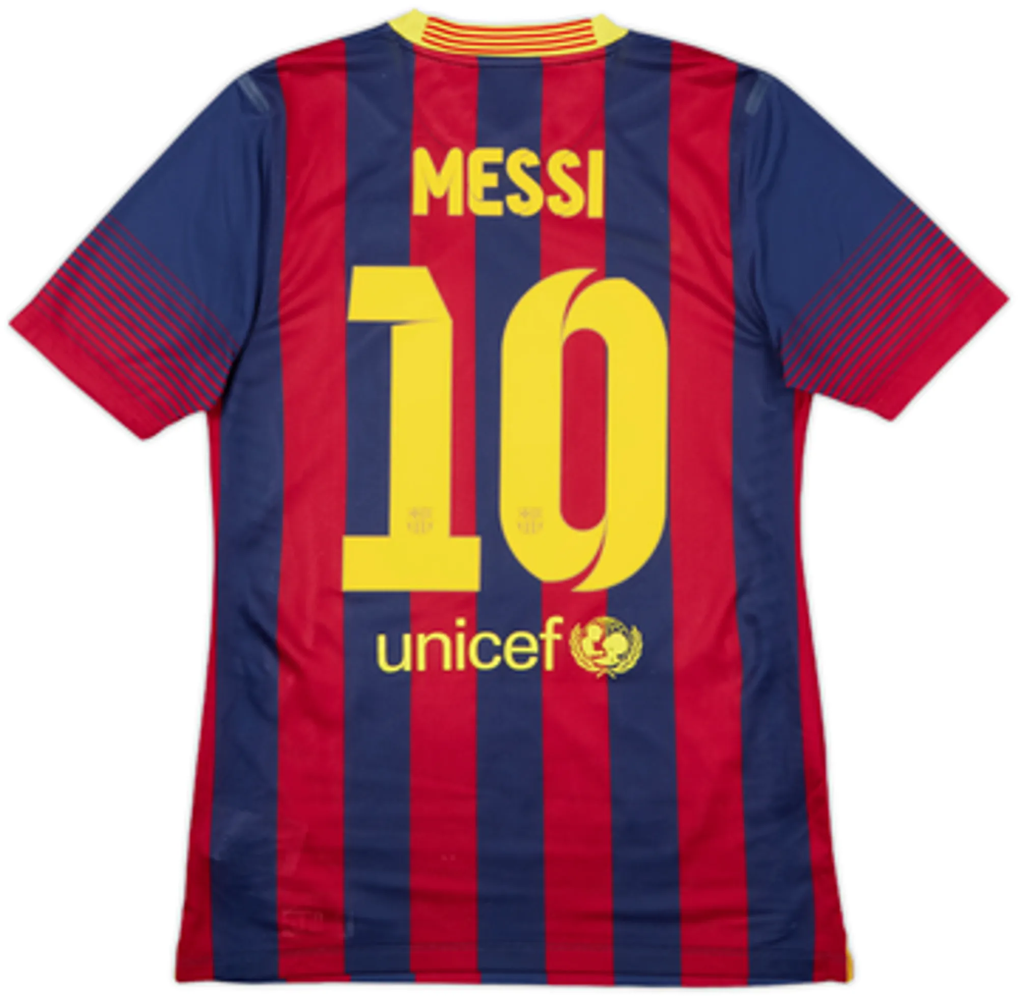 Nike Barcelona Mens SS Player Issue Home Shirt 2013/14