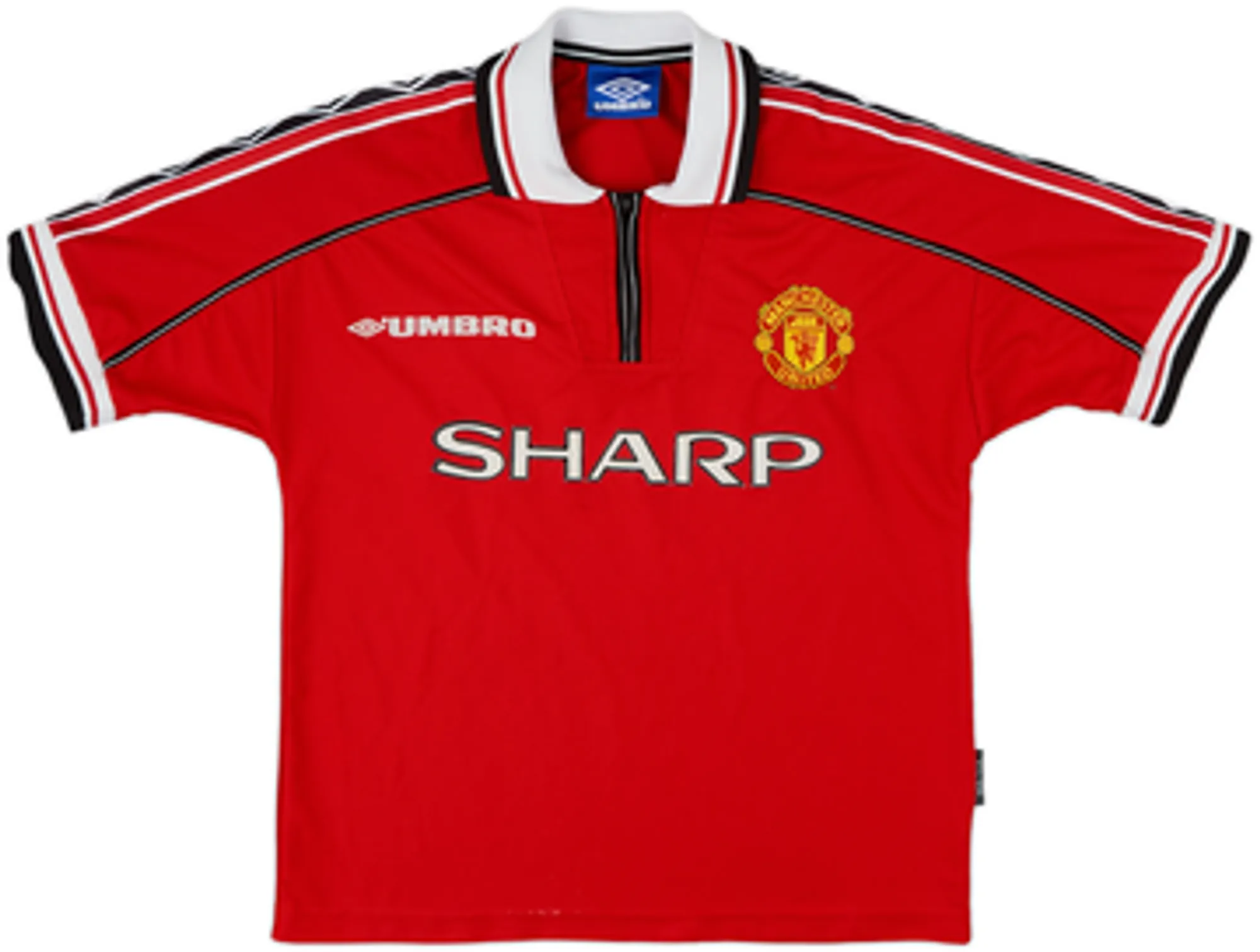 Umbro Manchester United Boys SS Home Shirt 1998/00