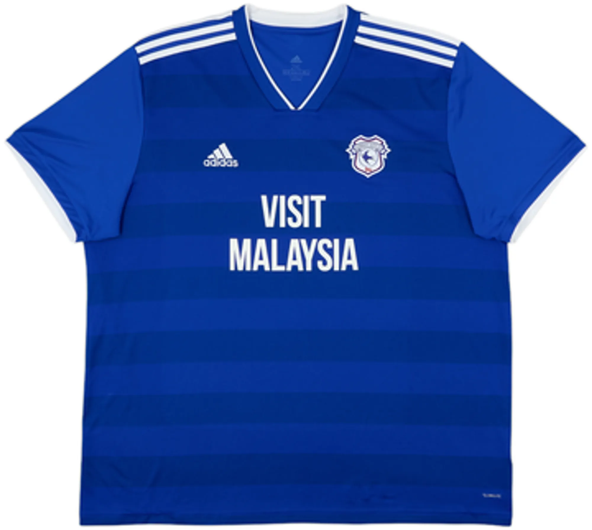 adidas Cardiff City Mens SS Home Shirt 2018/19