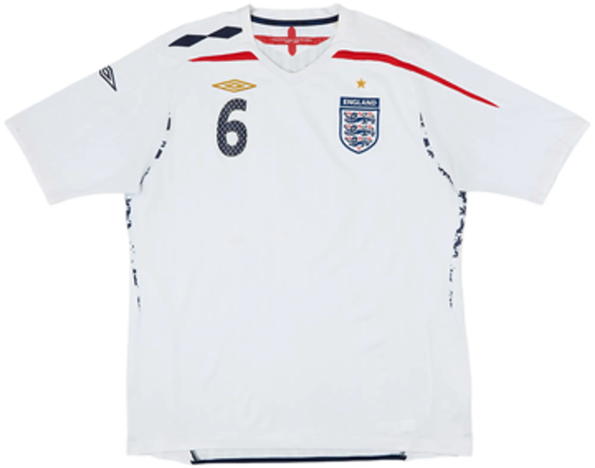 Umbro England Mens SS Home Shirt 2007