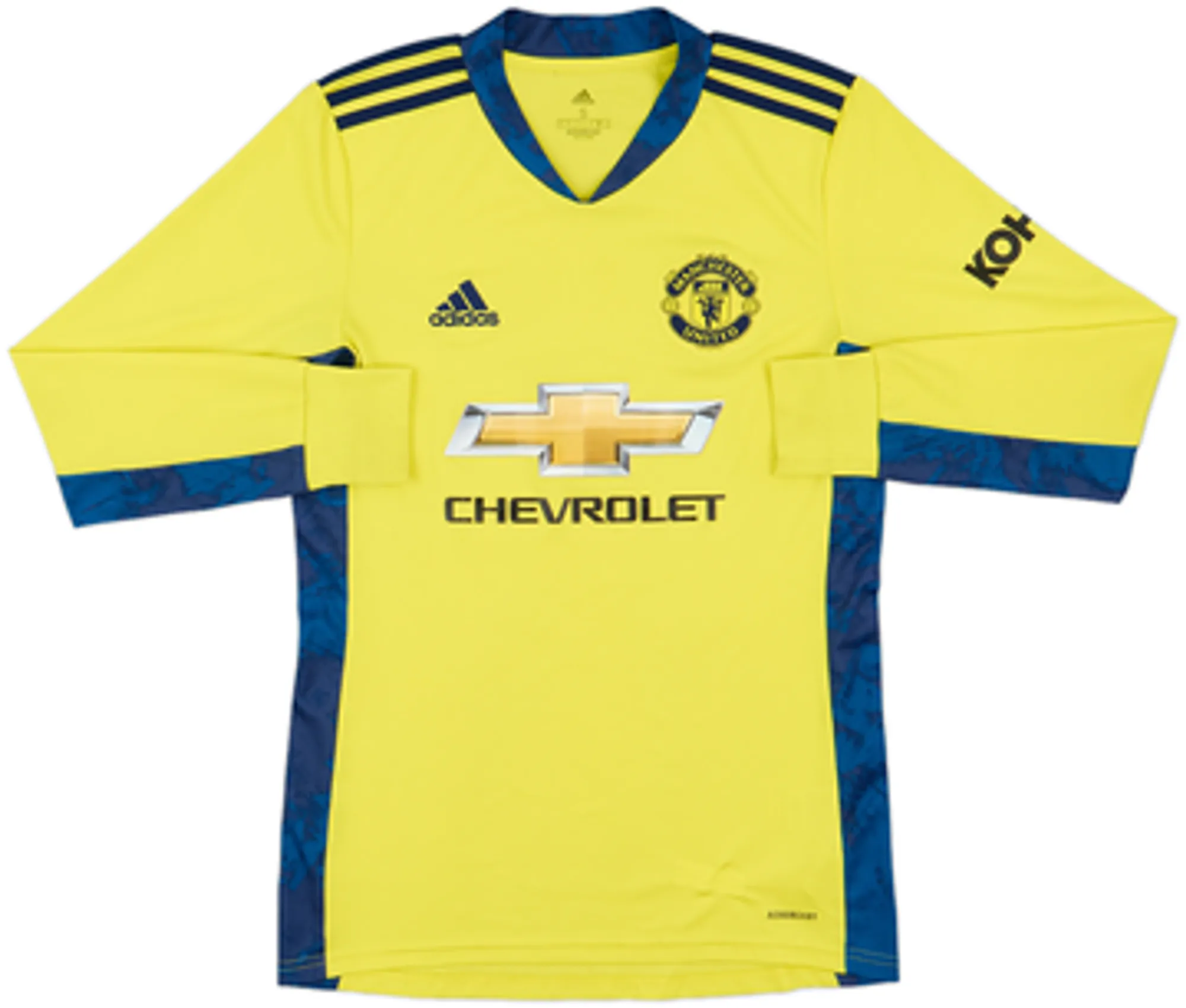 adidas Manchester United Mens LS Goalkeeper Home Shirt 2020/21