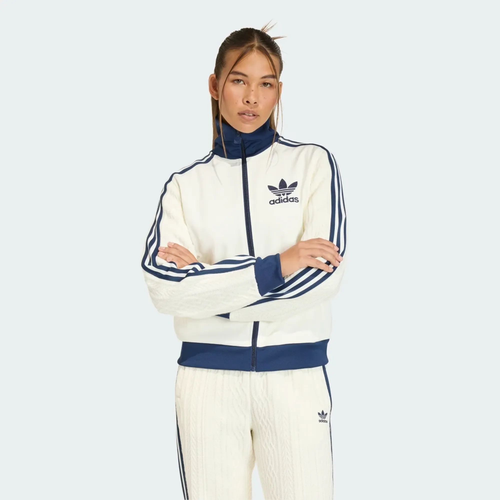 adidas ADIDAS ORIGINALS KNIT CLASSIC TRACK TOP