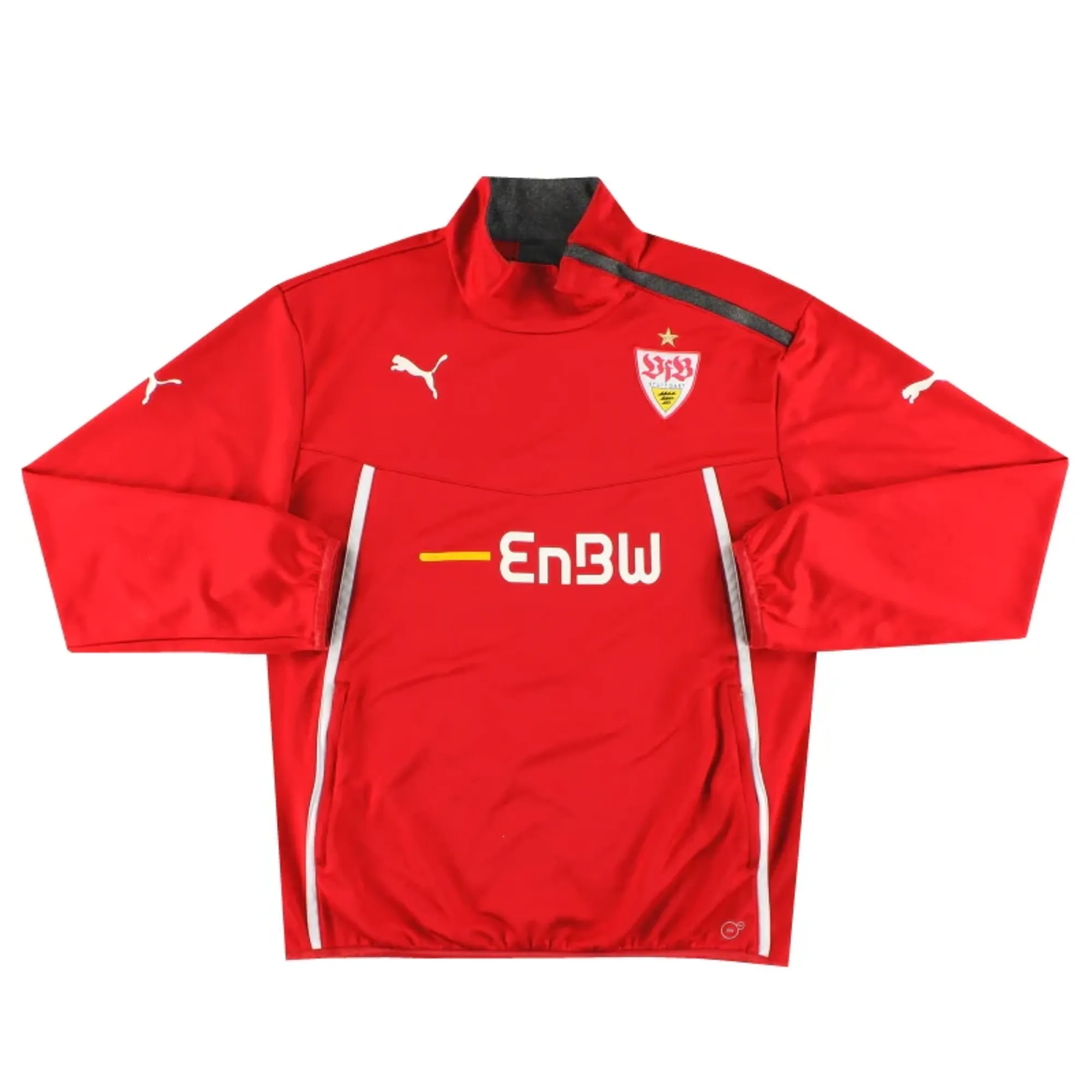 2008-10 Stuttgart Puma 1/4 Zip Training Top L - Other German Clubs / Excellent 