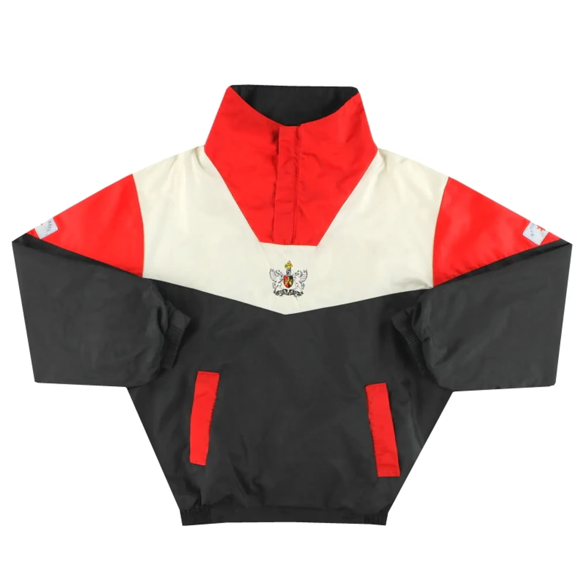 1993-95 Exeter Matchwinner 1/4 Zip Track Top L - Exeter City / Excellent