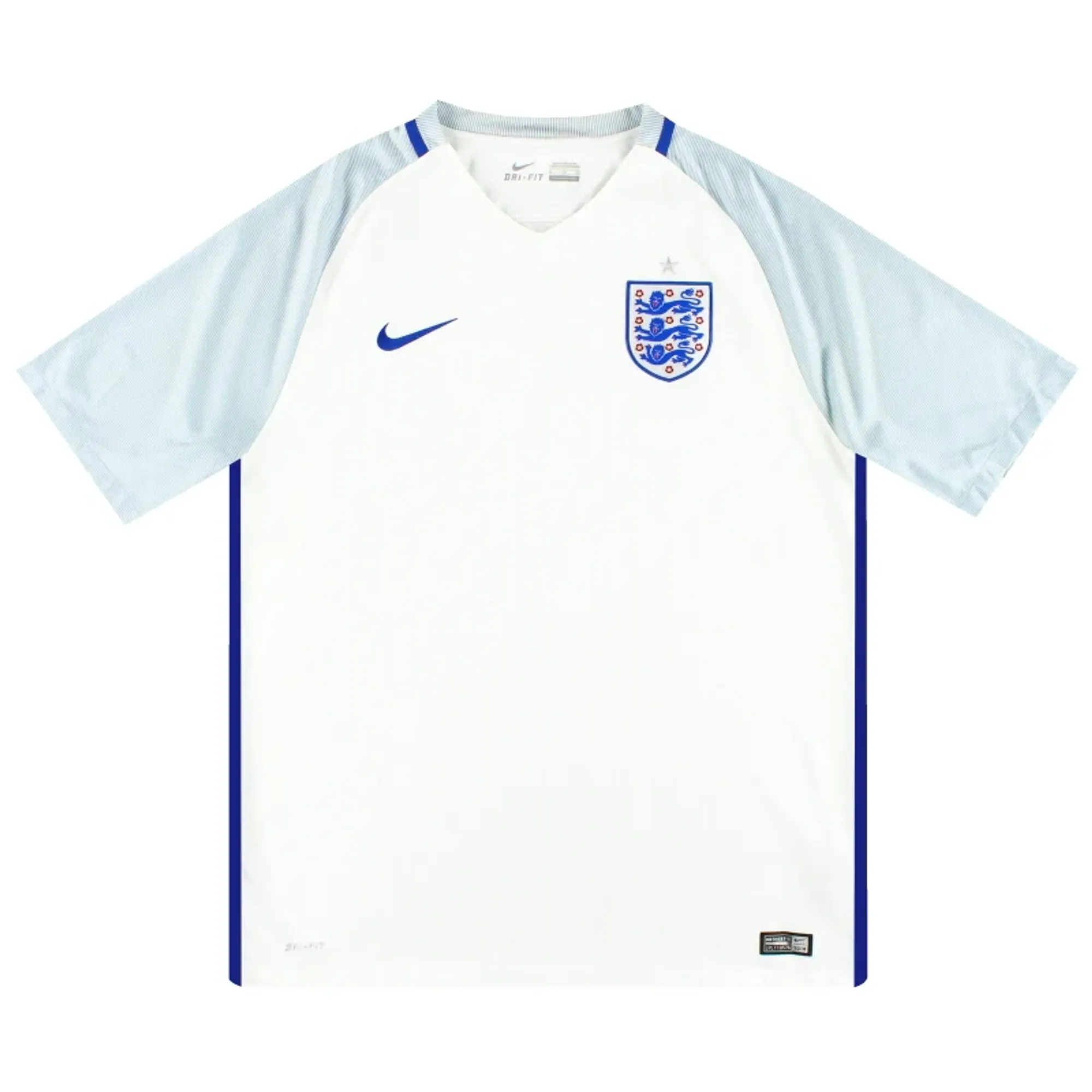2016-17 England Nike Home Shirt L - England / Very Good 