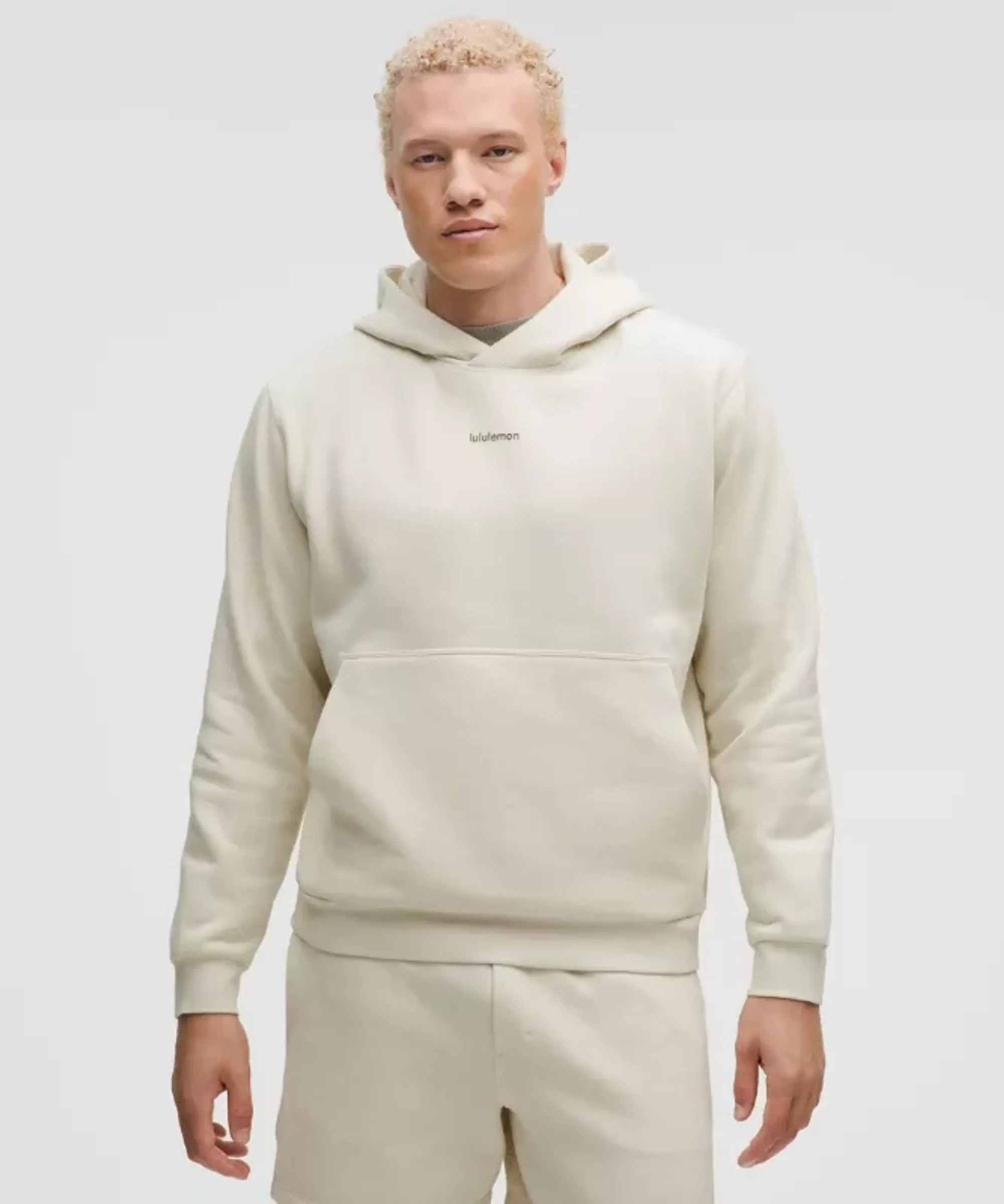 lululemon – Men's Steady State Hoodie Small Wordmark – Color White – Size Large