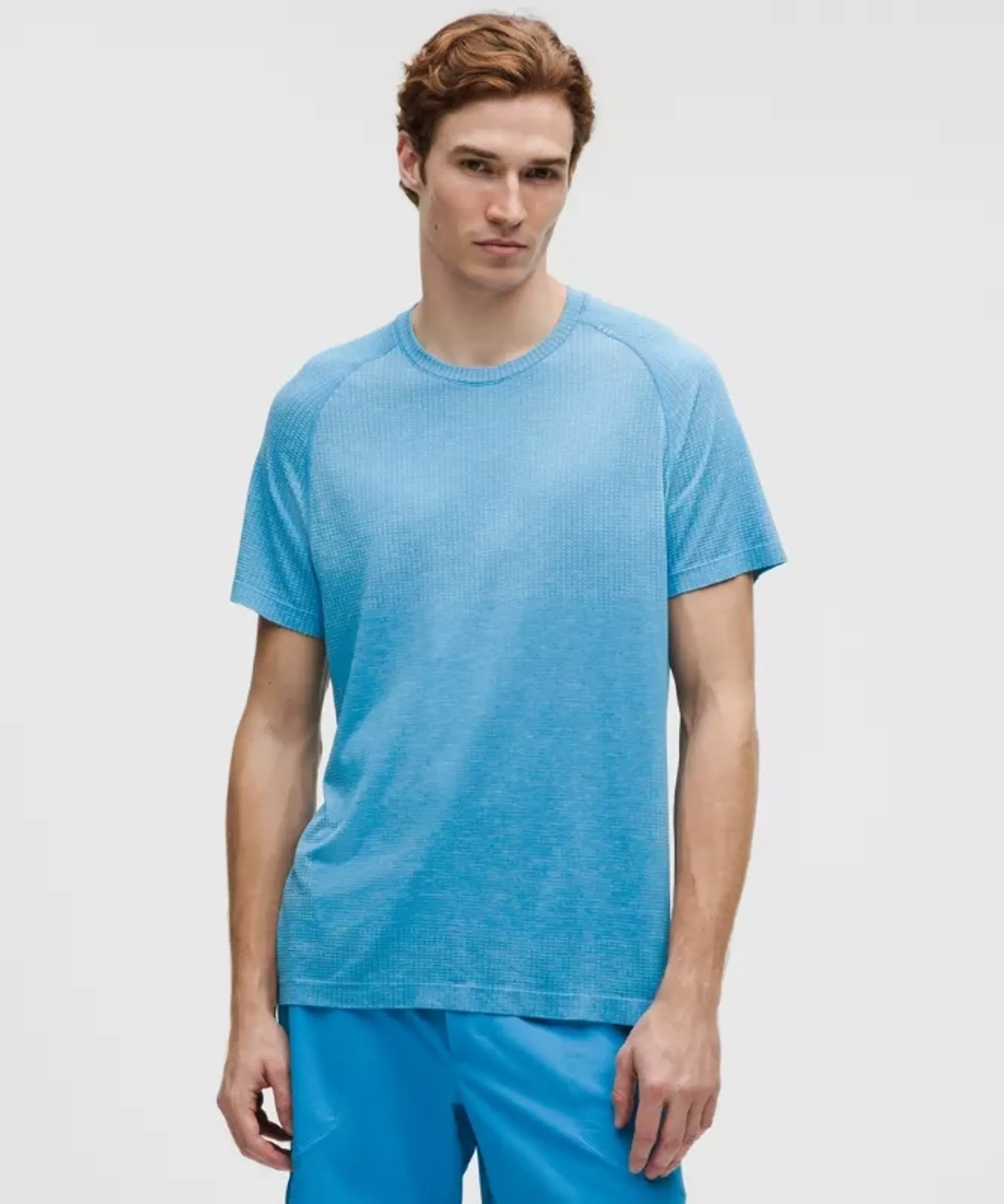 lululemon – Men's Metal Vent Tech Short-Sleeve Shirt – Color Blue