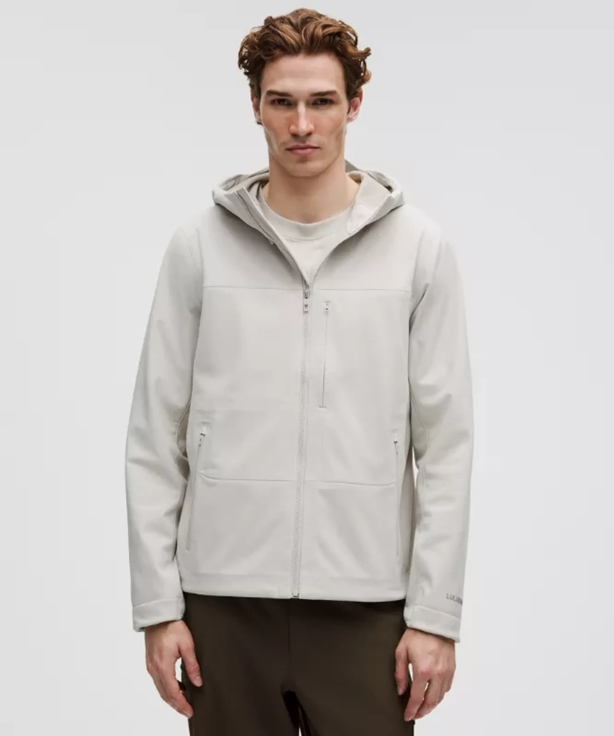 lululemon – Men's Cross Chill City-to-Trail Jacket – Color Grey/White – Size Large