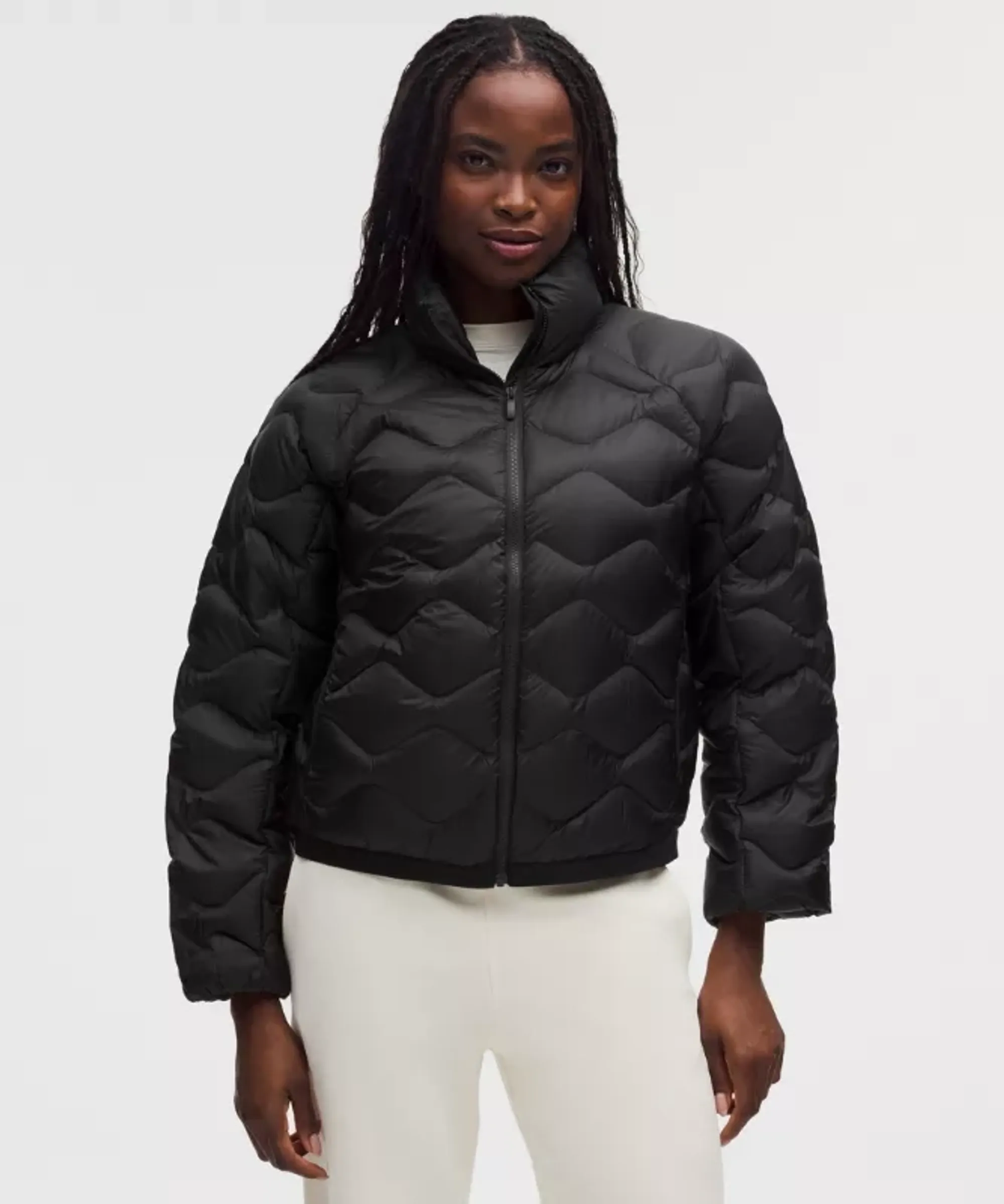 lululemon – Women's Featherweight 900-Down-Fill Quilted Jacket – Color Black – Size Large