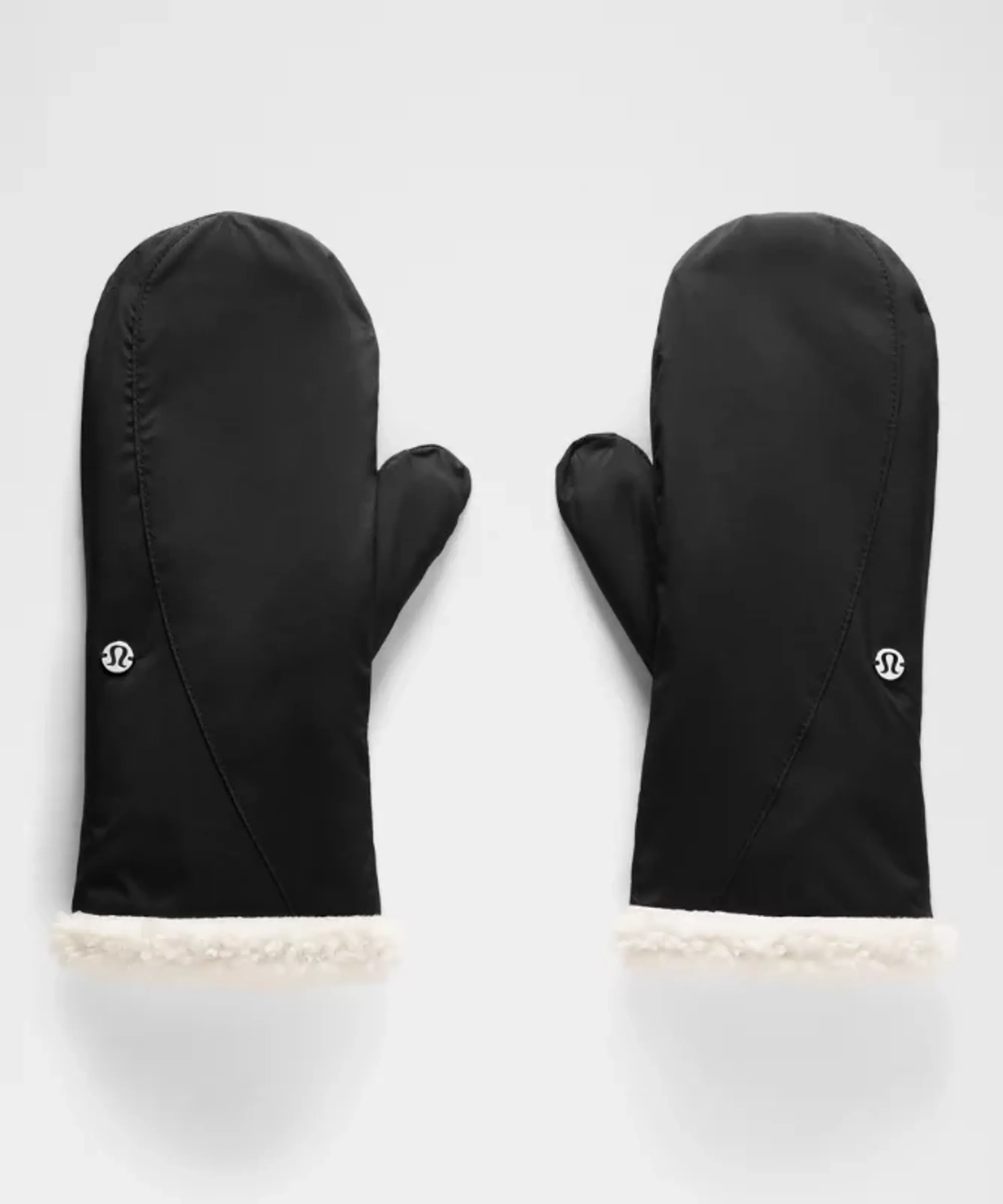 lululemon – Boucle Fleece Lined Mittens – Color Black – Size Large