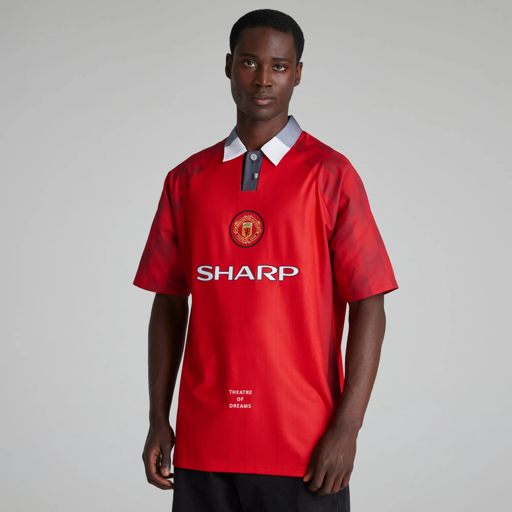  Manchester United 1996-98 Retro Home Shirt Red
