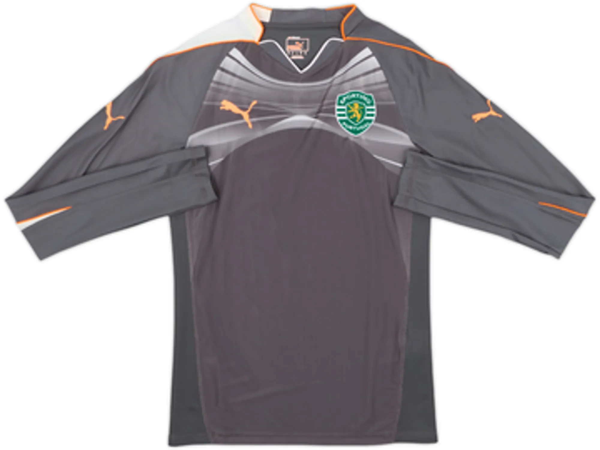 Puma Sporting Lisbon Mens LS Goalkeeper Player Issue Home Shirt 2010/11