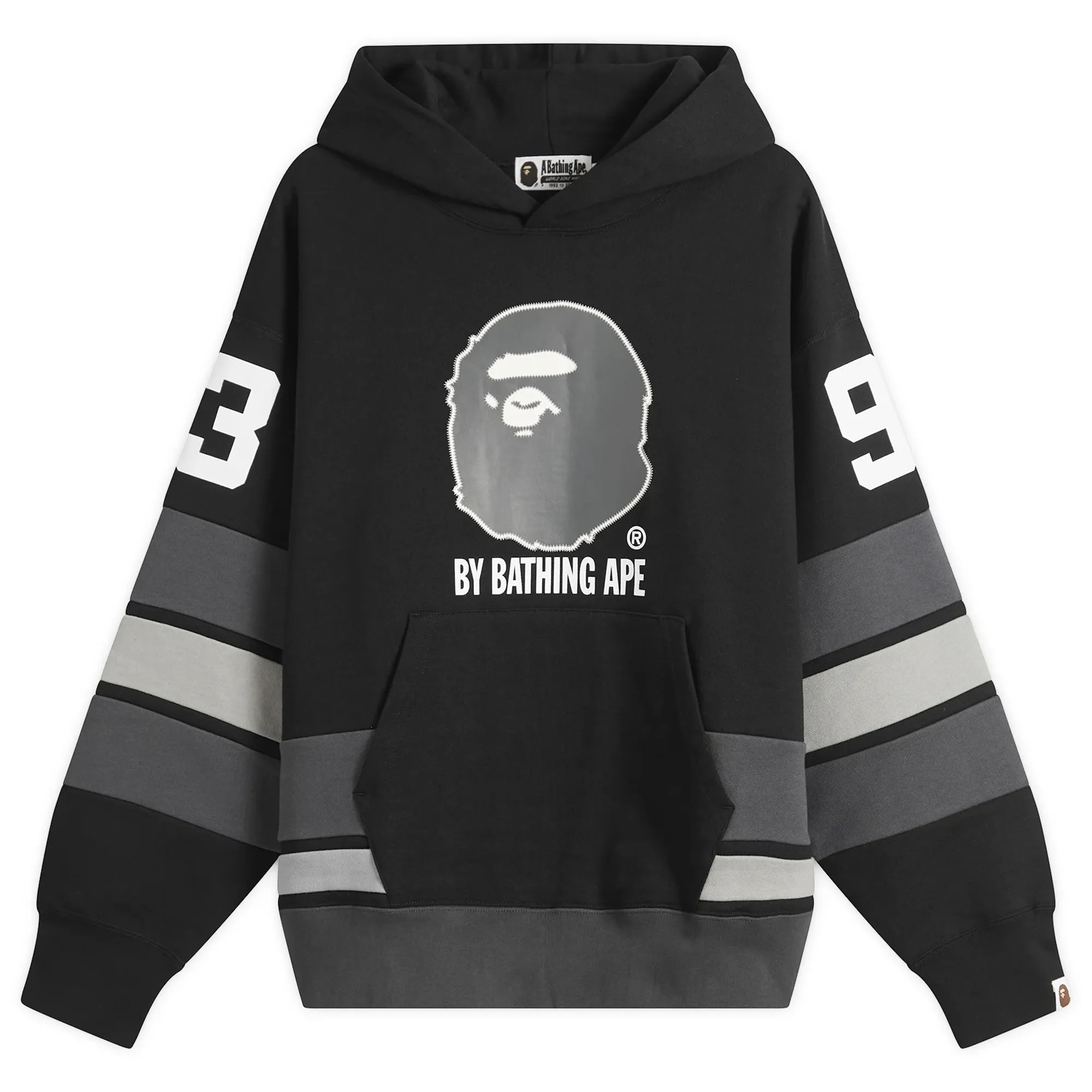 A Bathing Ape Men's BAPE Football Hoodie Black