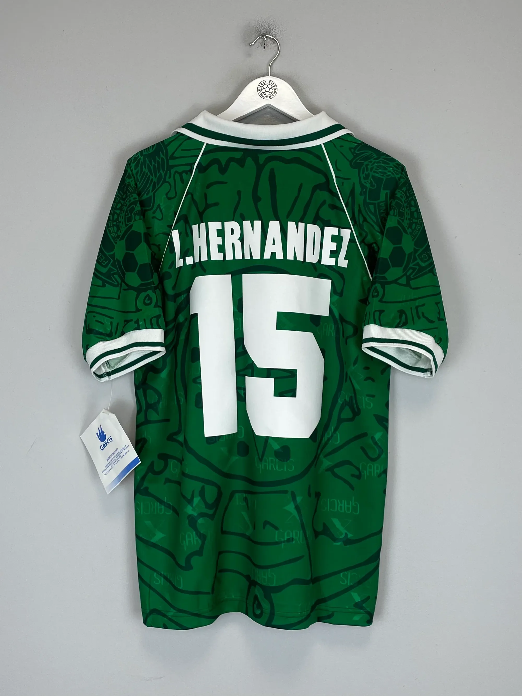 1999 MEXICO L.HERNANDEZ #15 *BNWT* HOME SHIRT (M) GARCIS | CULT KITS
