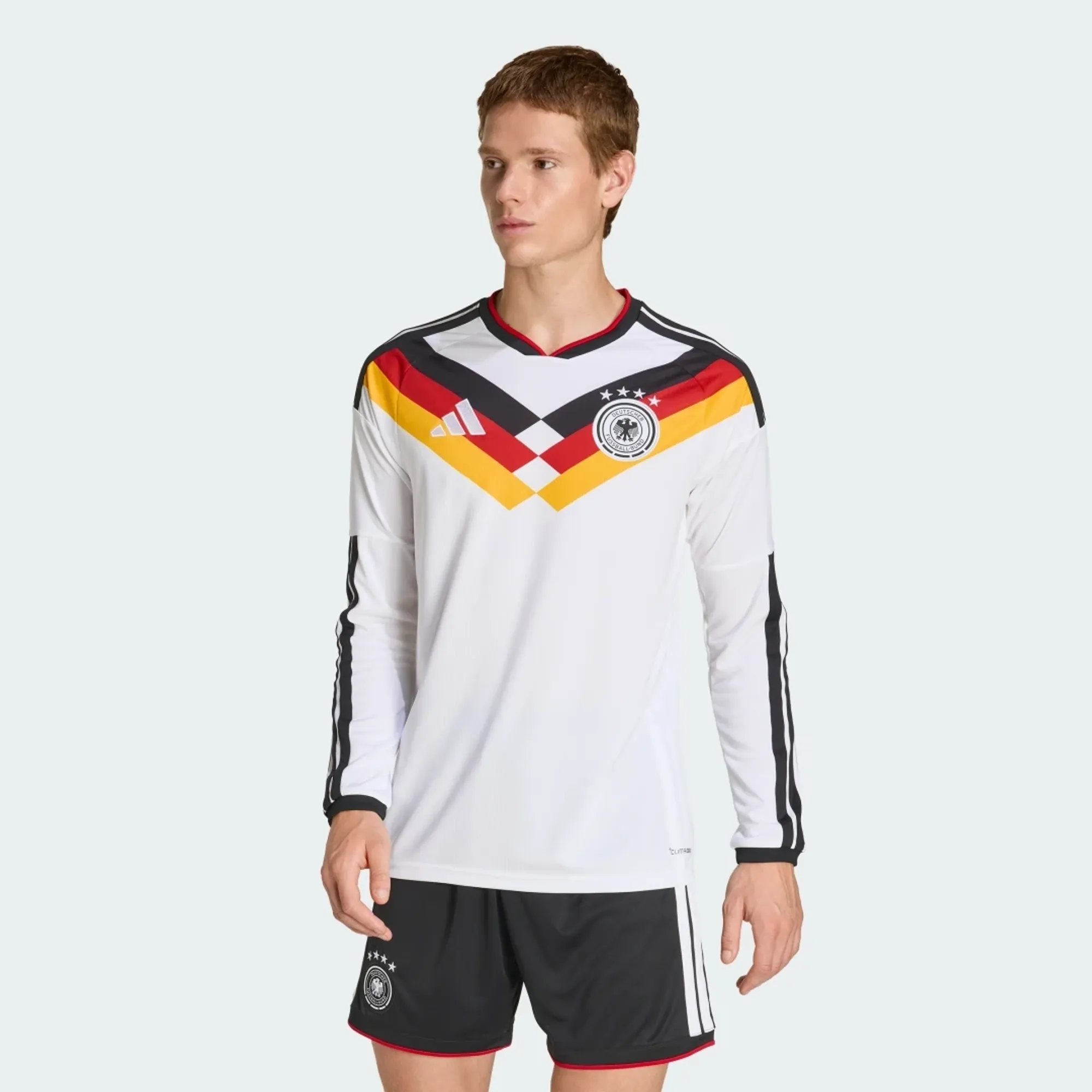 adidas Germany 26 Home Replica Long Sleeve Jersey