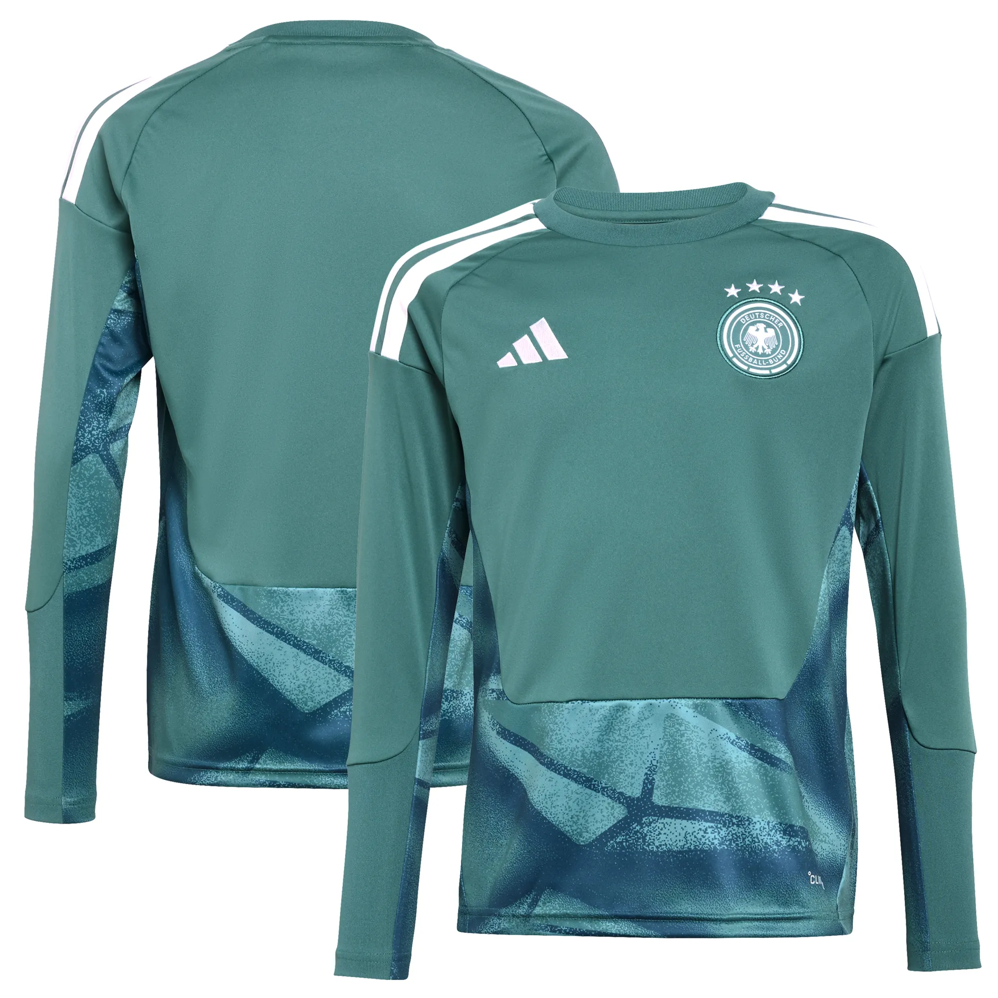 Germany National Team adidas Home Goalkeeper Shirt 2026 - Long Sleeve - Kids