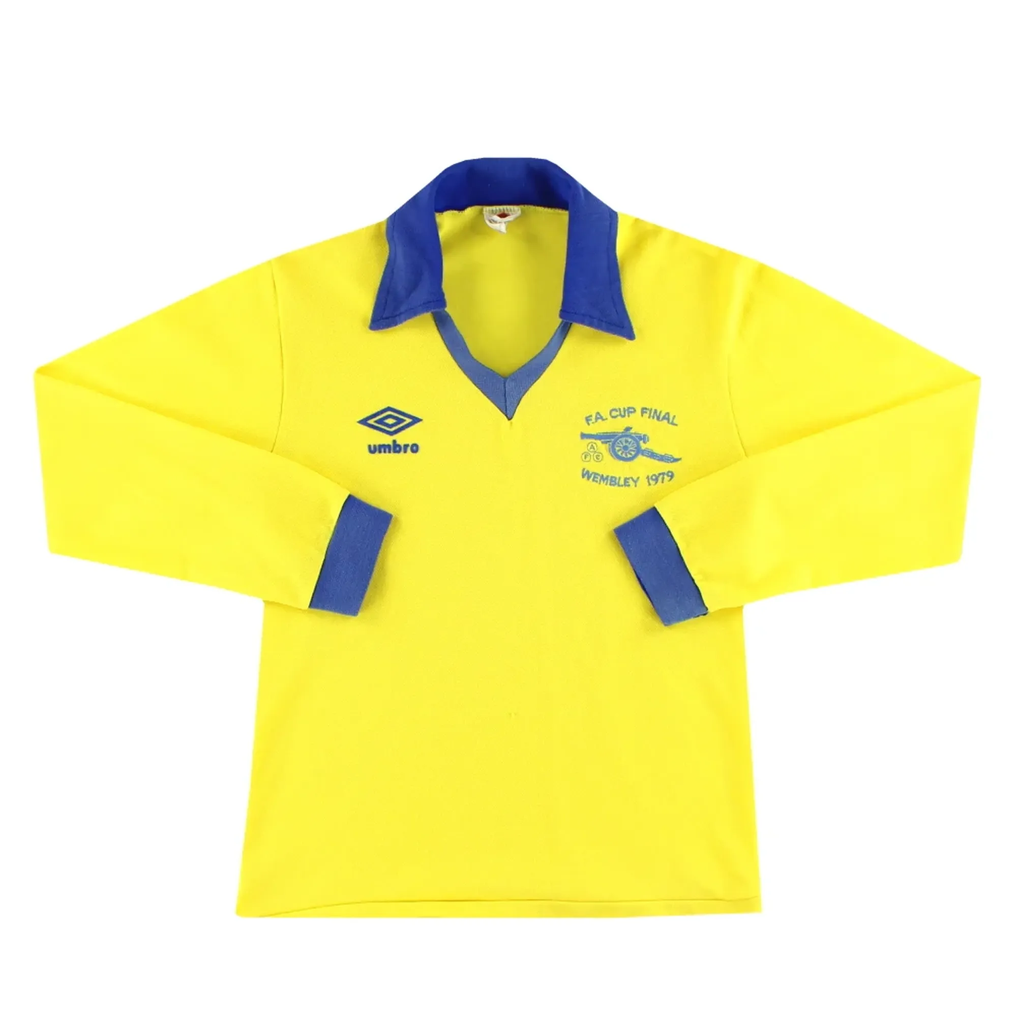 1978-81 Arsenal Umbro 'Final' Away Shirt L/S S - Arsenal / Very good 
