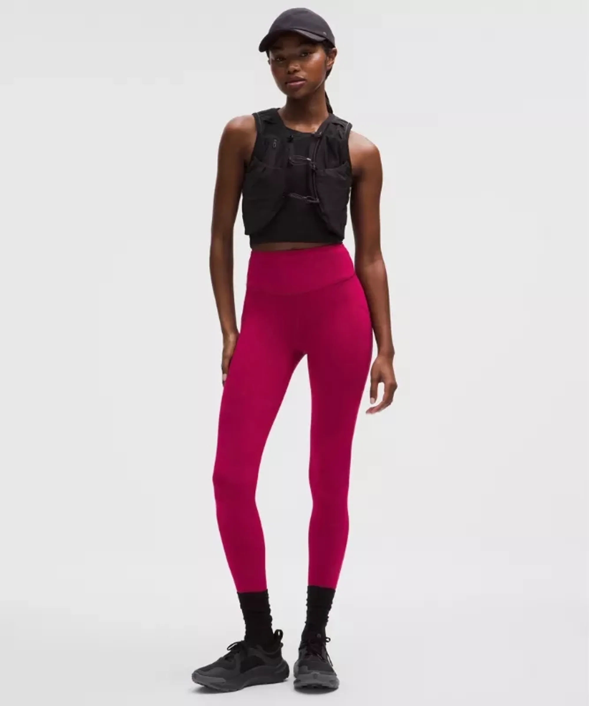 lululemon – Women's Fast and Free High-Rise Thermal Tight Leggings 5 Pocket – 28" – Color Blue/Purple – Size 0