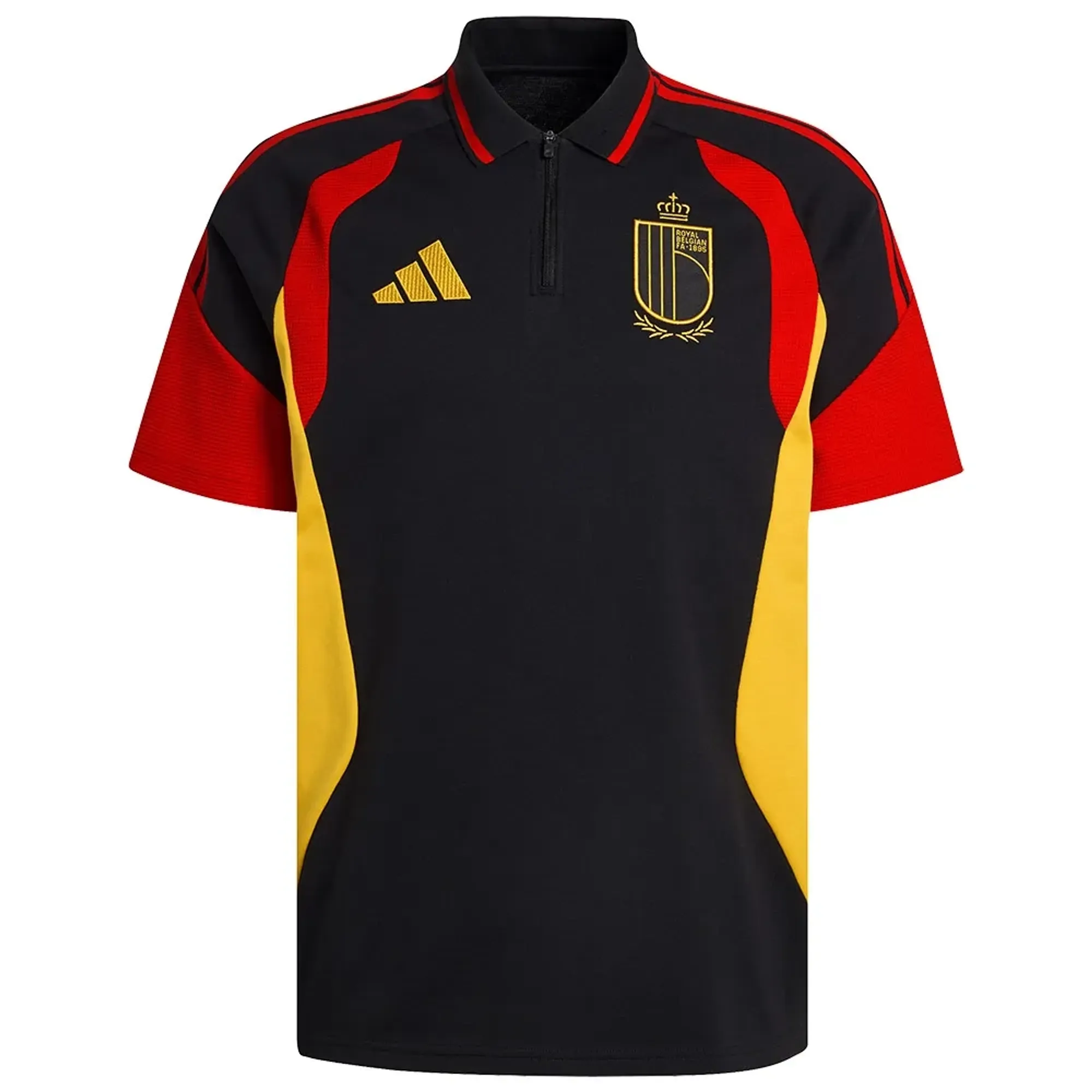Belgium adidas Training Polo - Black