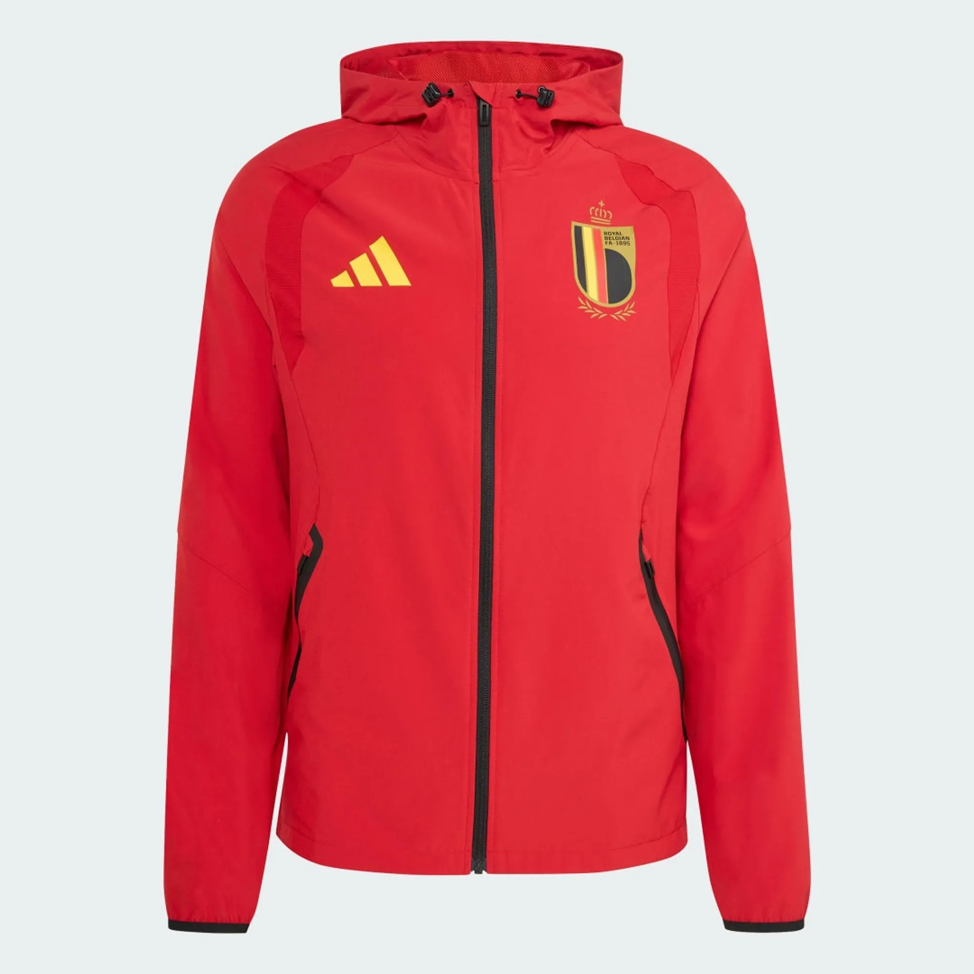 adidas Belgium Tiro Tech Full Zip Windbreaker Jacket