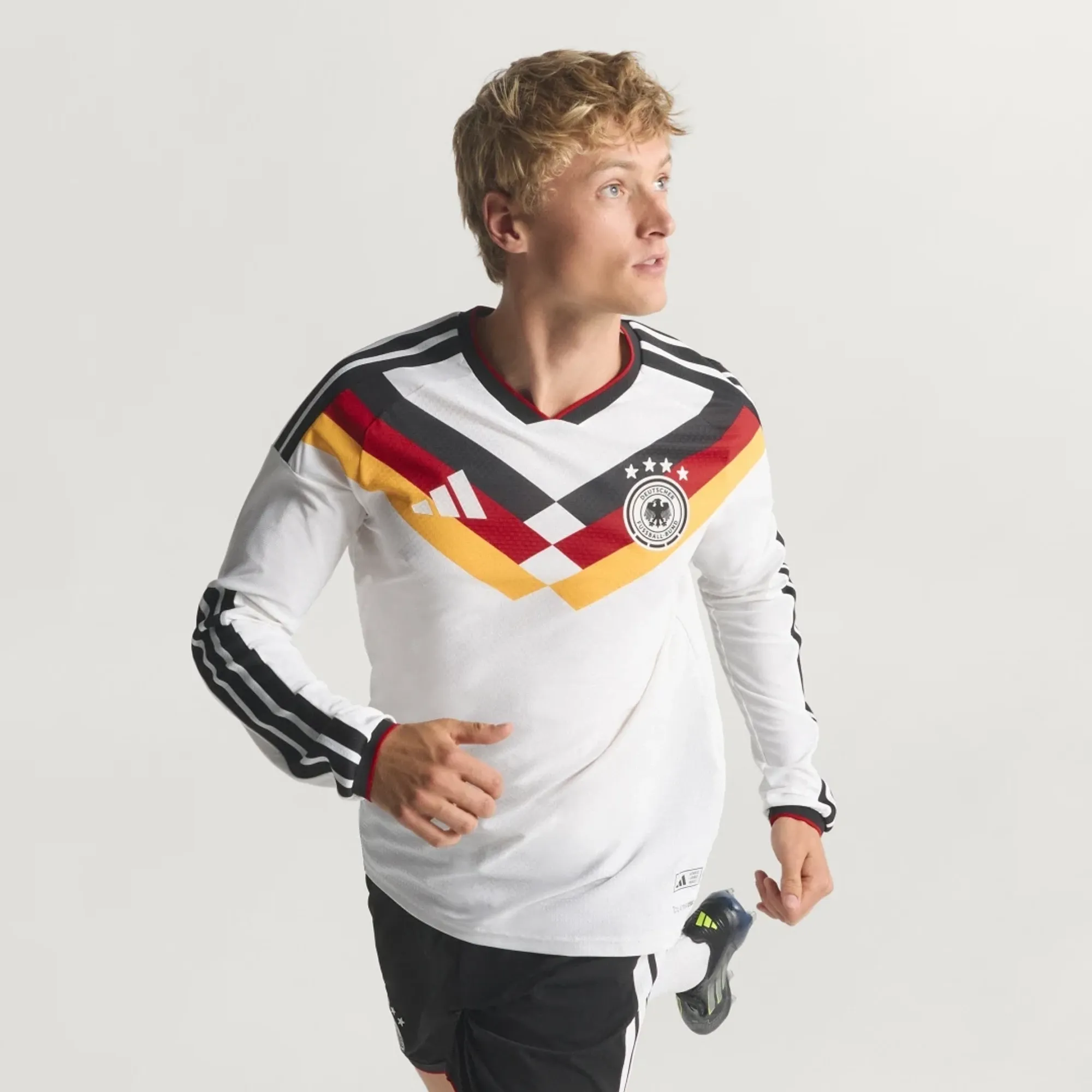 adidas Germany 26 Home Authentic Long Sleeve Jersey