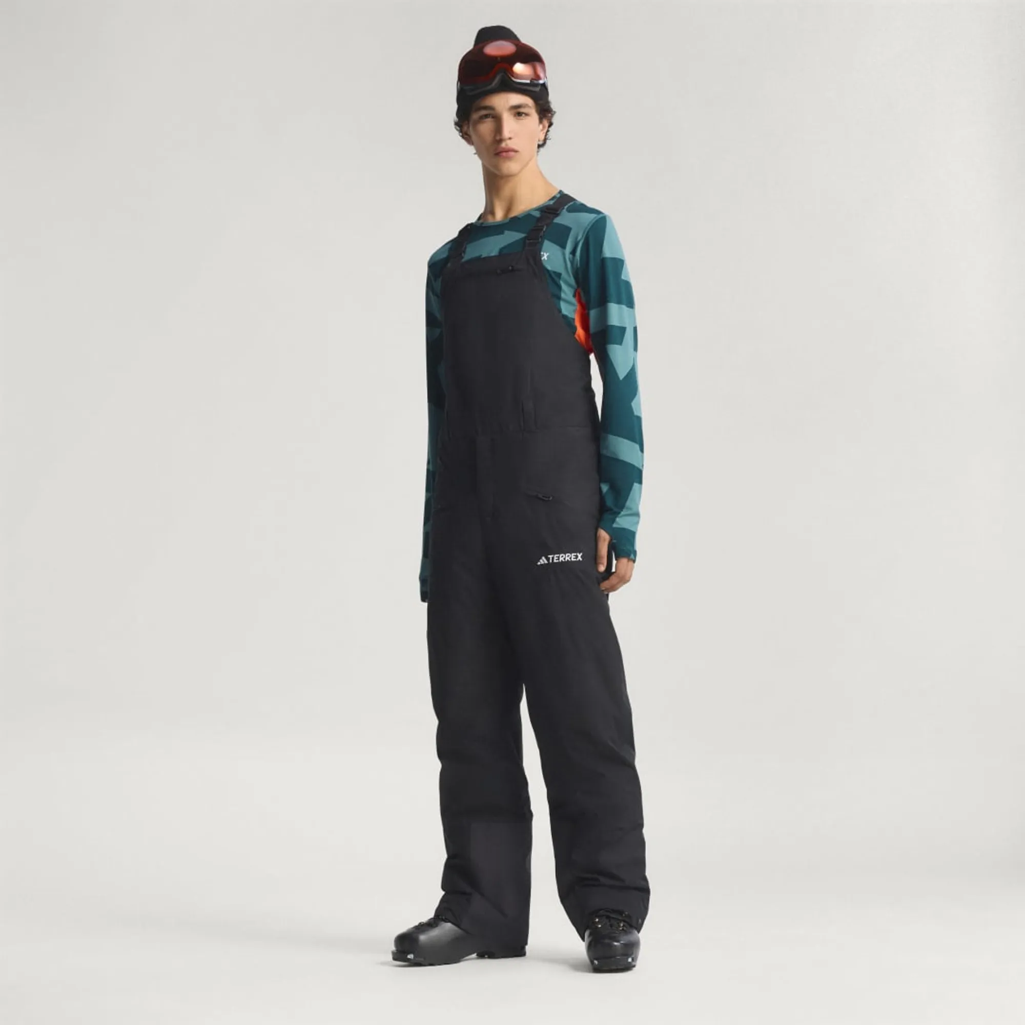 adidas Terrex Multi 2 Layer Insulated CLIMAPROOF Bib Tracksuit Bottoms