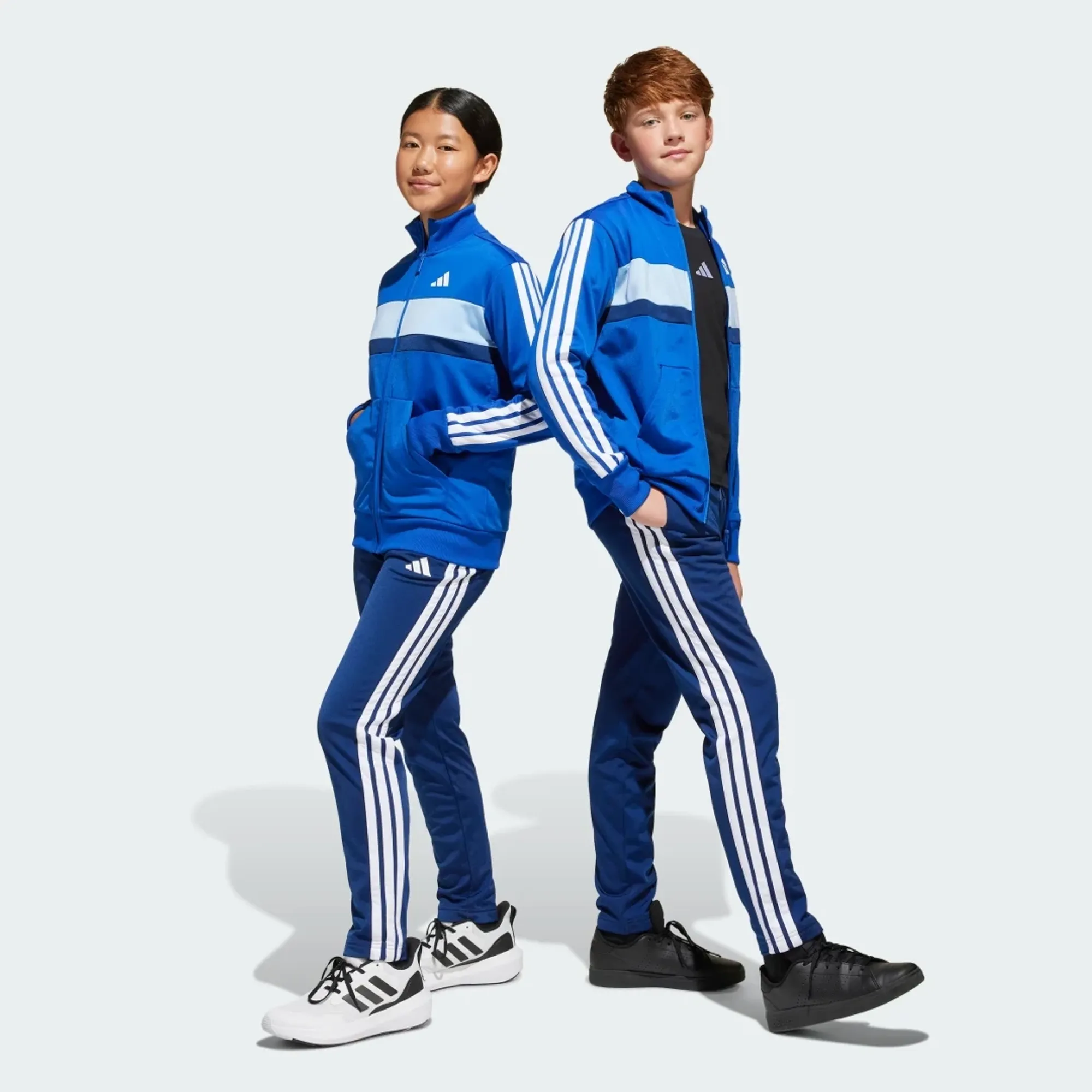 adidas Seasonal Essentials Tiberio 3-Stripes Tricot Track Suit Kids