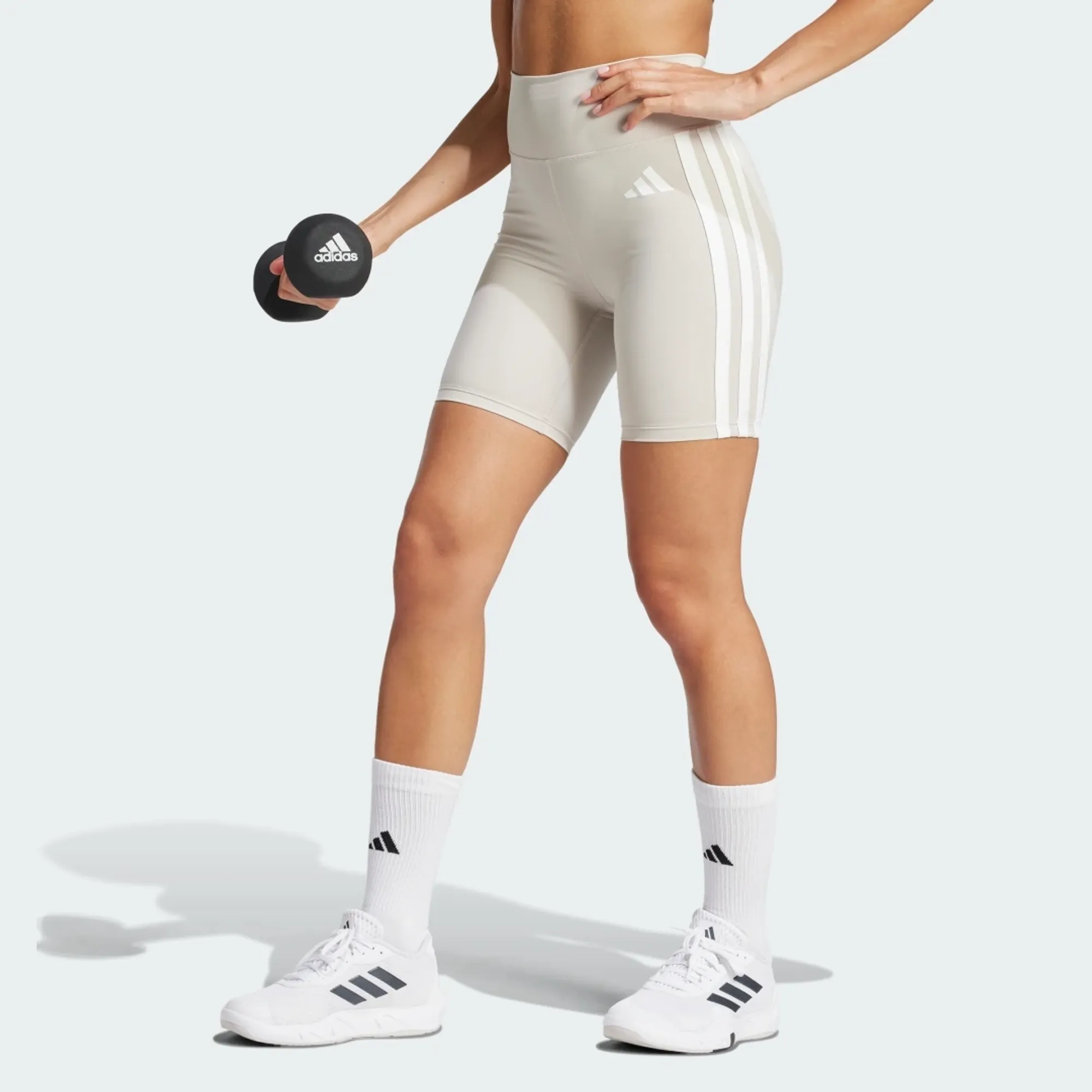 adidas Optime Essentials 3-Stripes Short Leggings