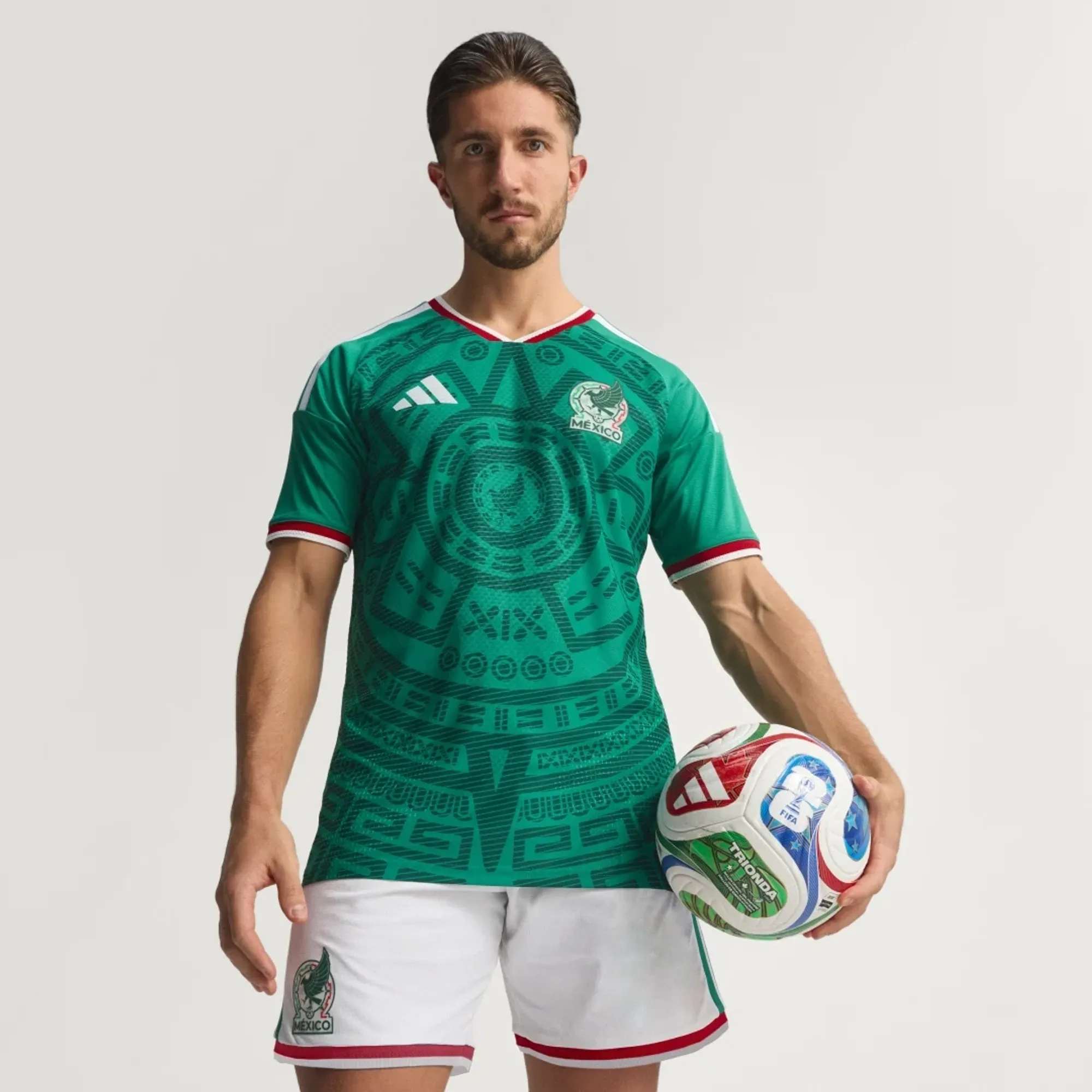 adidas Mexico 26 Home Authentic Jersey