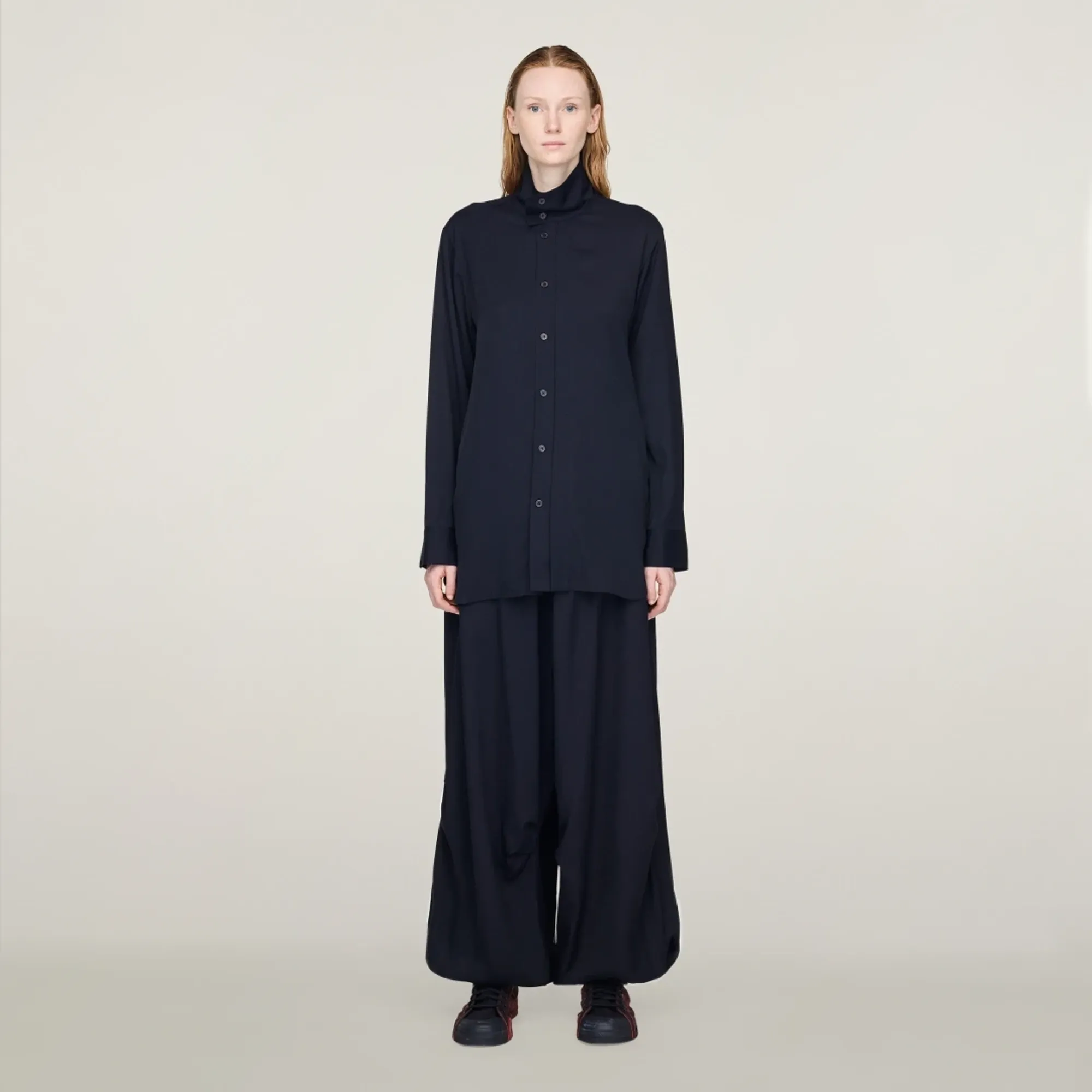 adidas Y-3 Rayon Twill Wide Tracksuit Bottoms