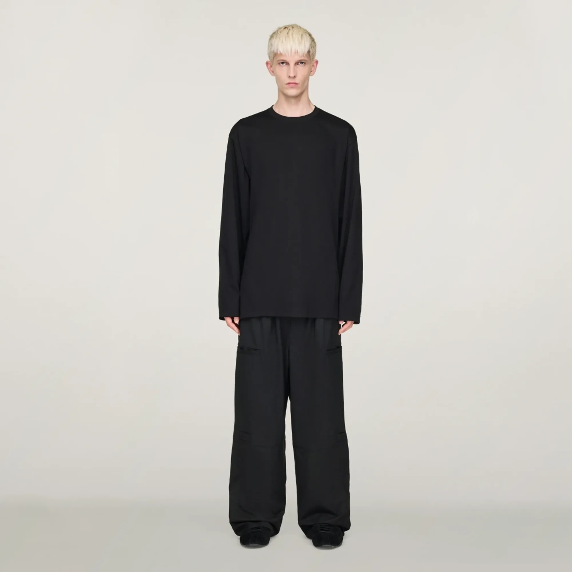 adidas Y-3 Refined Wool Cuffed Tracksuit Bottoms