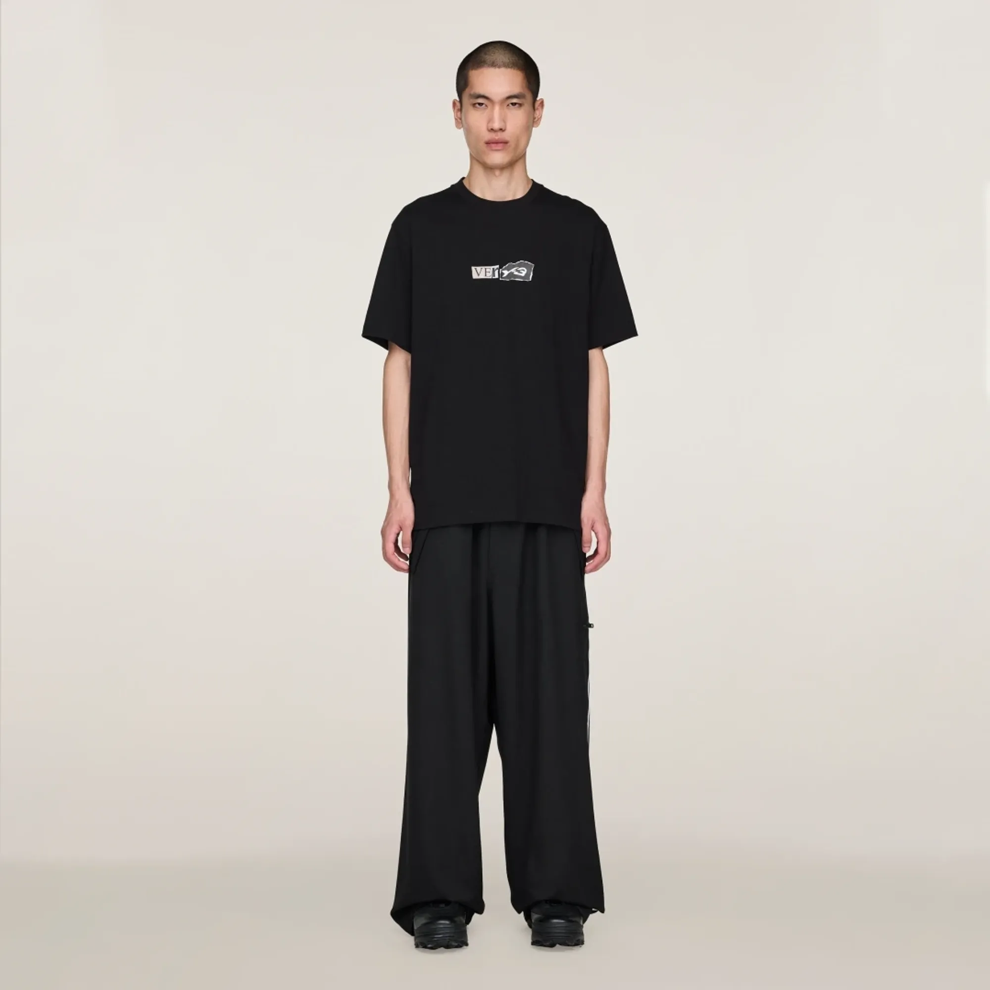 adidas Y-3 Refined Wool Straight Leg Tracksuit Bottoms