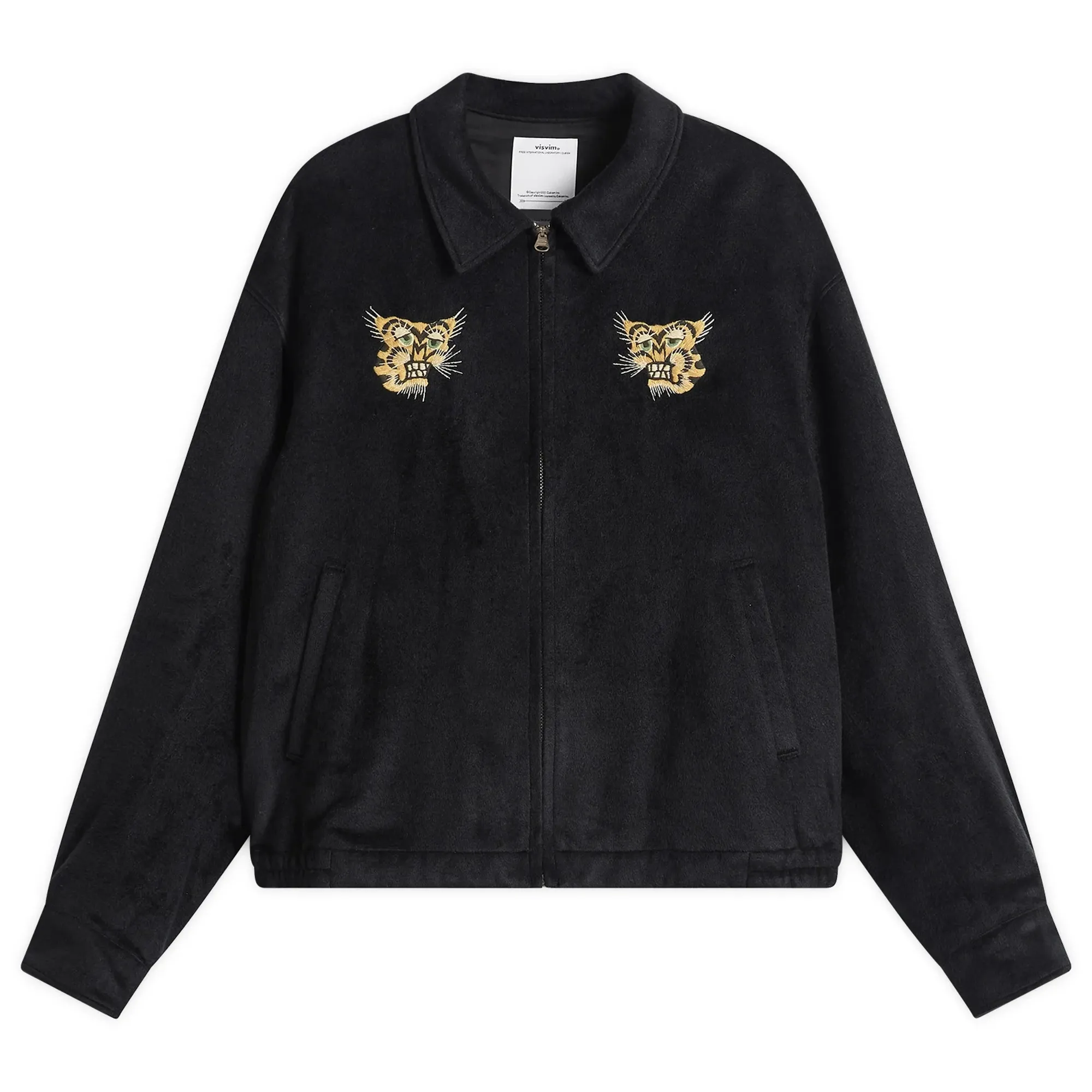 Visvim Men's Norad Brushed Silk Jacket Black
