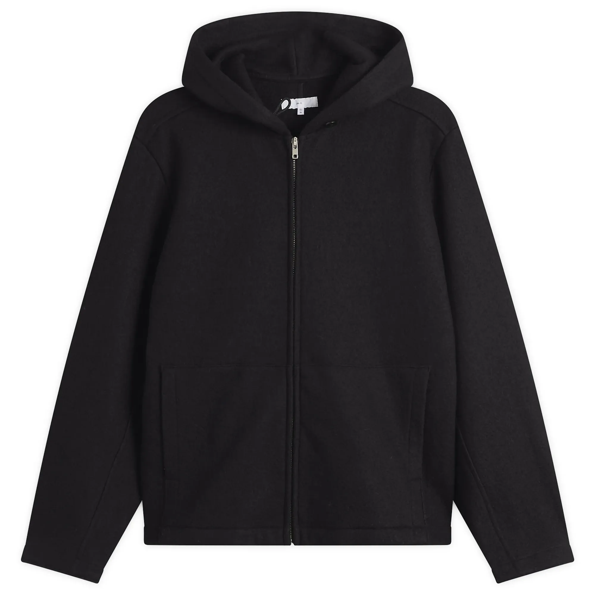 Lady White Co. Men's Wool Zip Hoodie Black