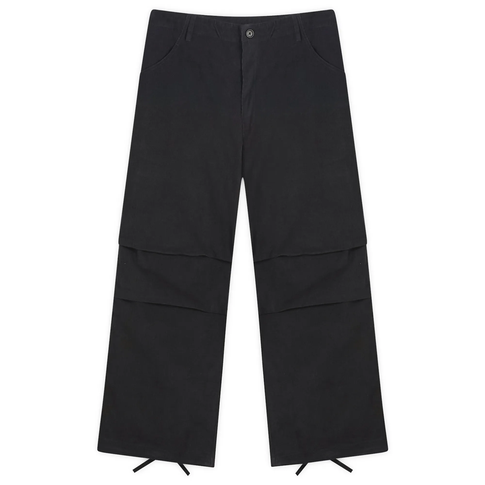 Kardo Men's Abeer Cord Cargo Trouser Black