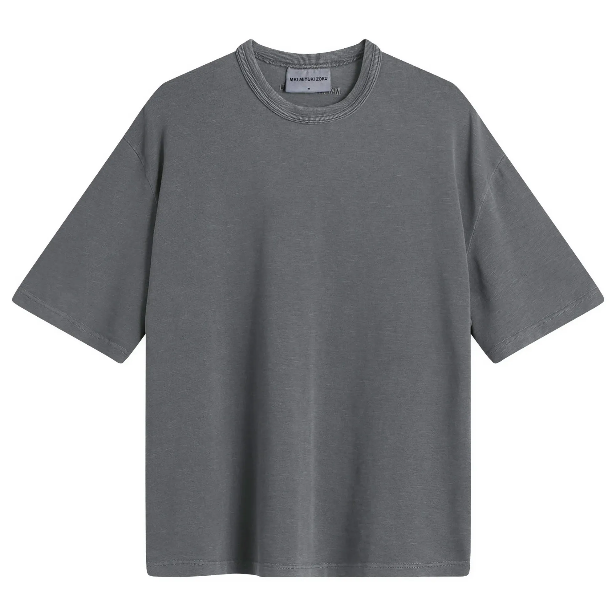 MKI Men's 220 Gsm Slub T-Shirt Pigment Black