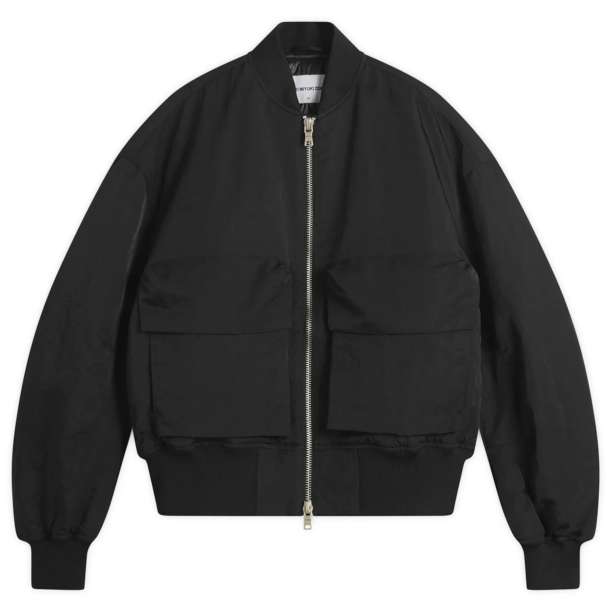 MKI Men's Silky Nylon Bomber Black