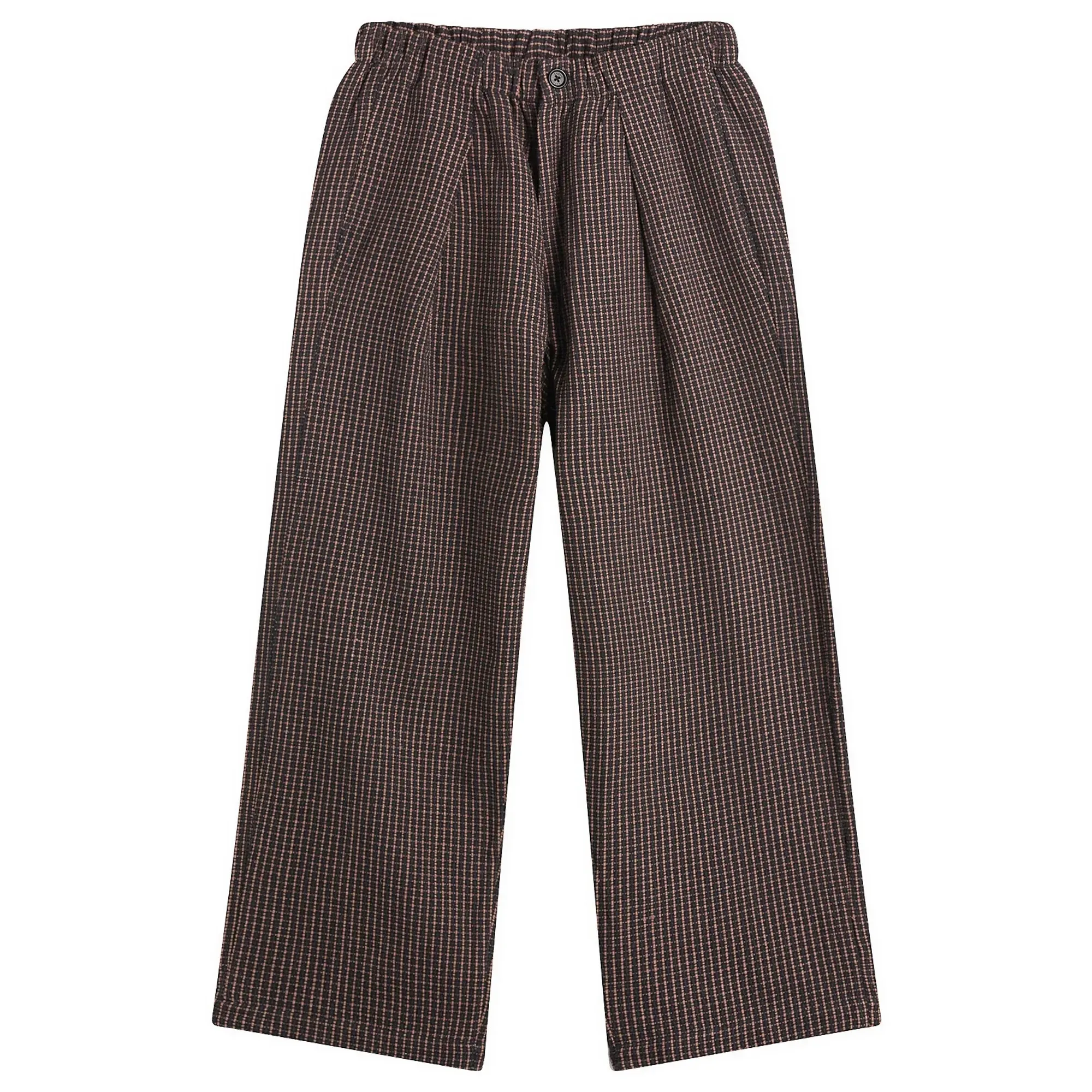 Kardo Men's Taka Reverse Pleat Trouser Ganache