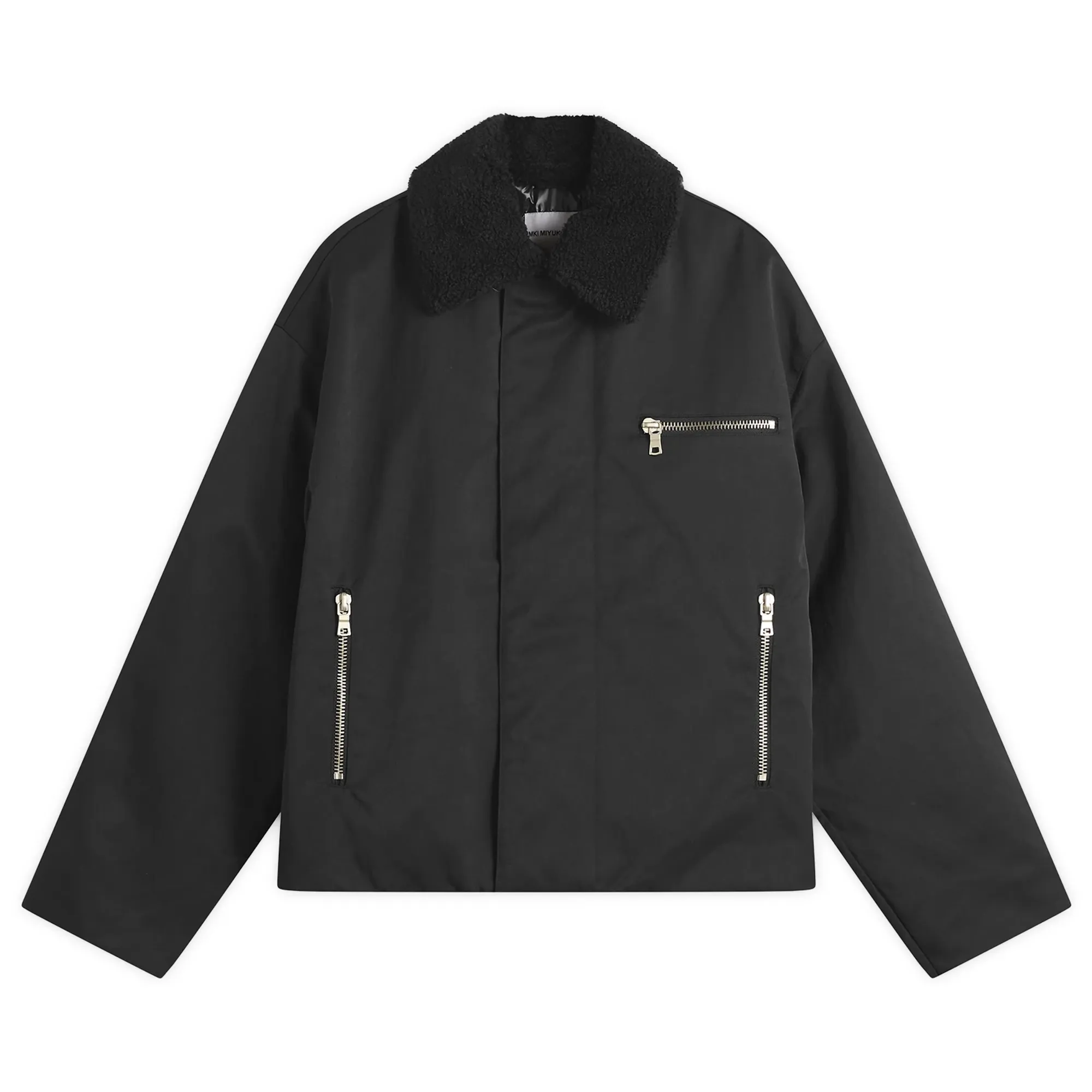MKI Men's Padded Nylon Box Jacket Black