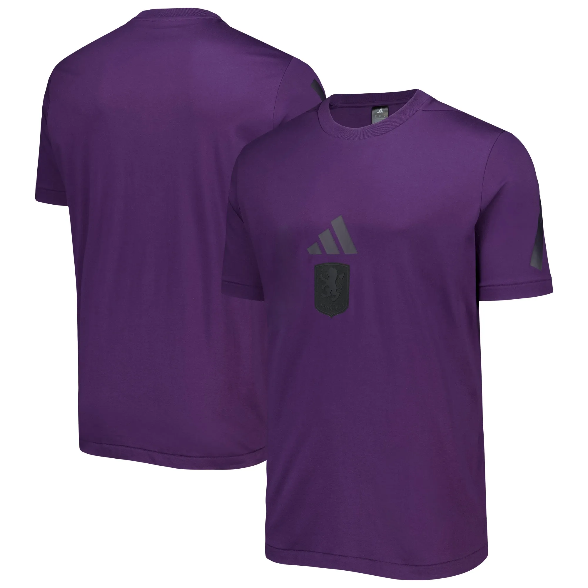 Aston Villa adidas Travel Z.N.E T-Shirt - Dark Purple